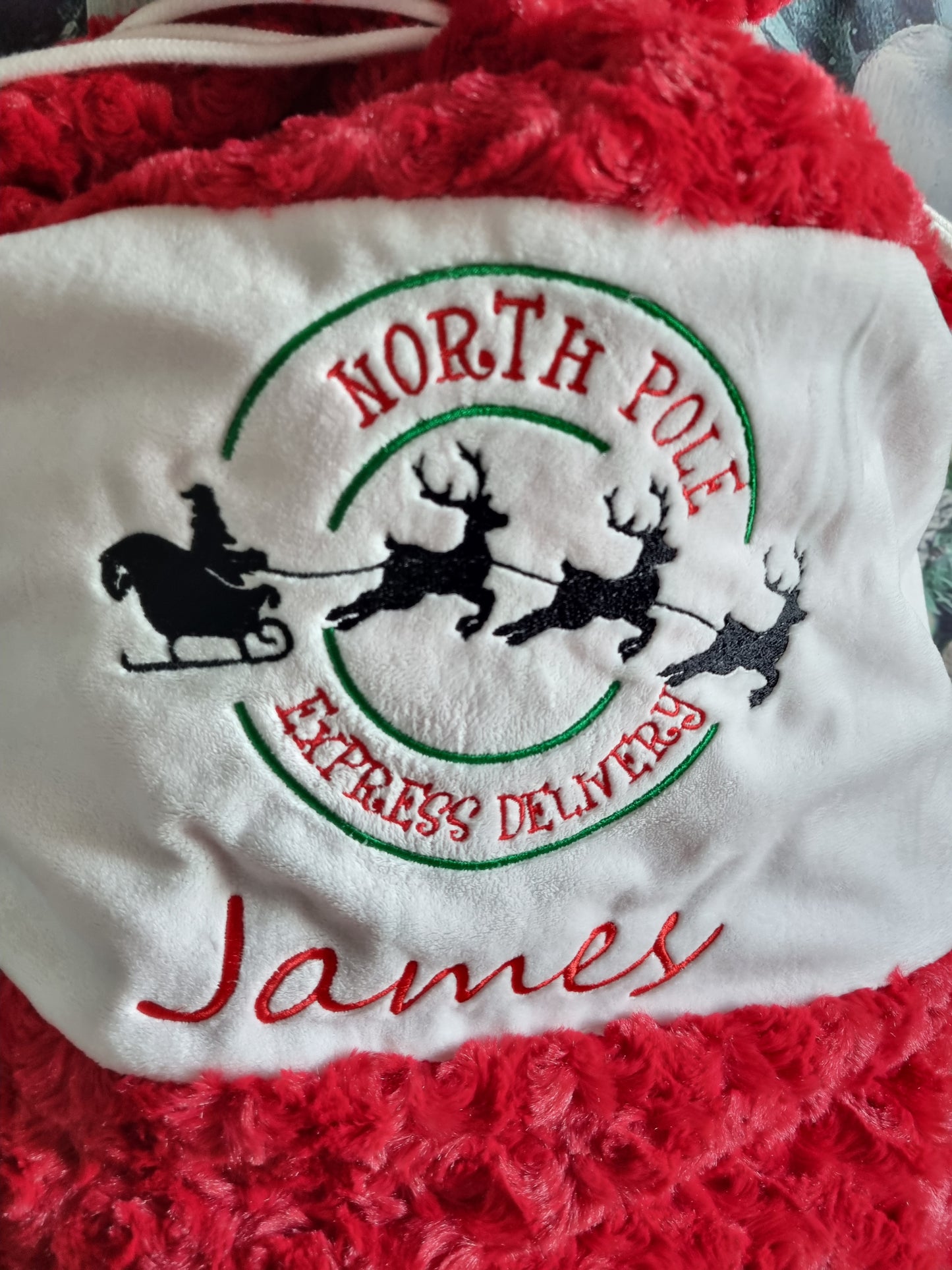 PRE ORDER - Personalised Santa Sack - Personalised Christmas Sack