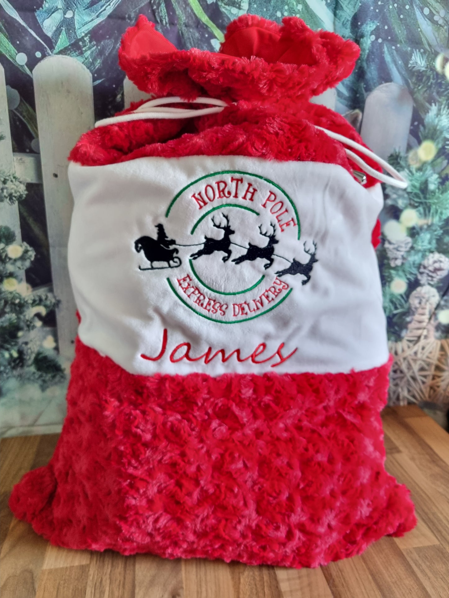PRE ORDER - Personalised Santa Sack - Personalised Christmas Sack