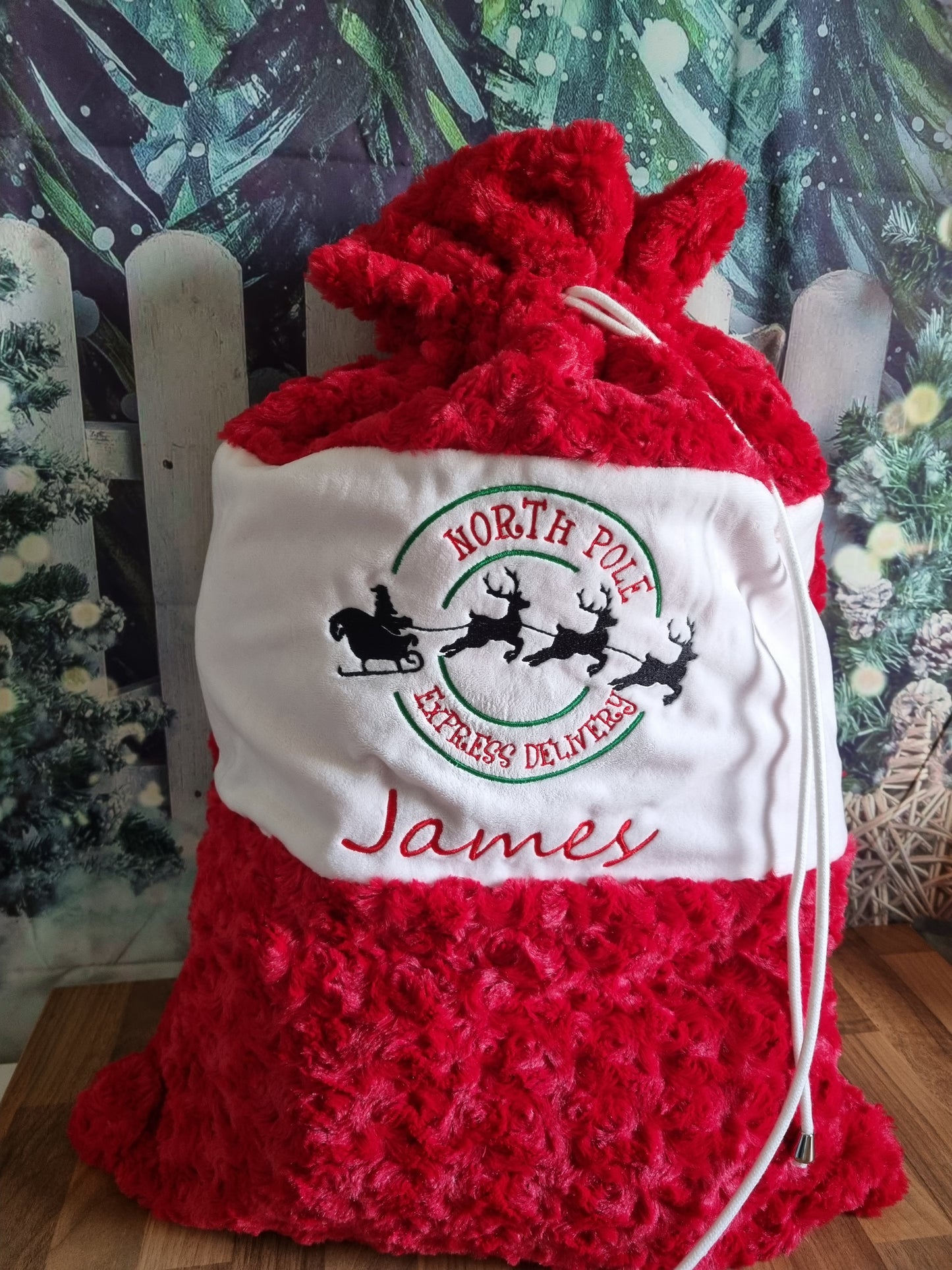 PRE ORDER - Personalised Santa Sack - Personalised Christmas Sack