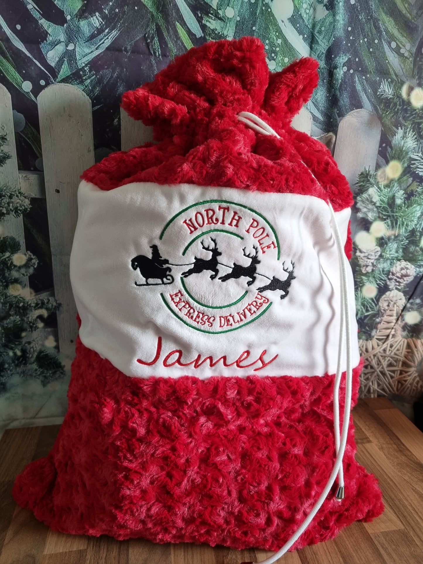 PRE ORDER - Personalised Santa Sack - Personalised Christmas Sack