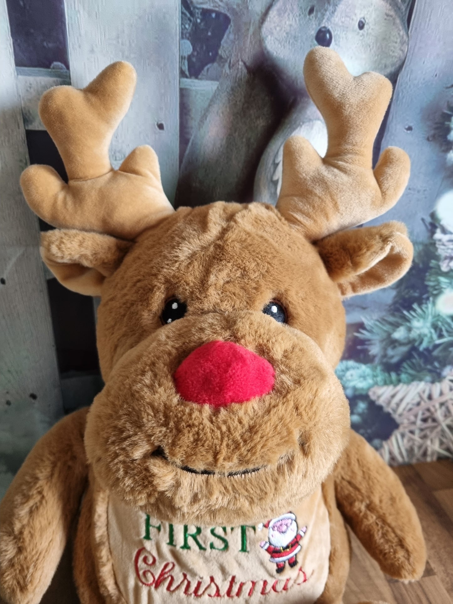PRE ORDER -Personalised Christmas Reindeer Large - 45cm