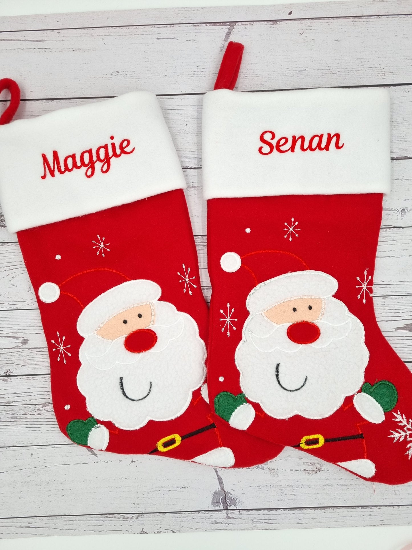 PRE ORDER - Personalised Christmas Stockings | Stockings with Name | Cute Christmas Decoration | Embroidered