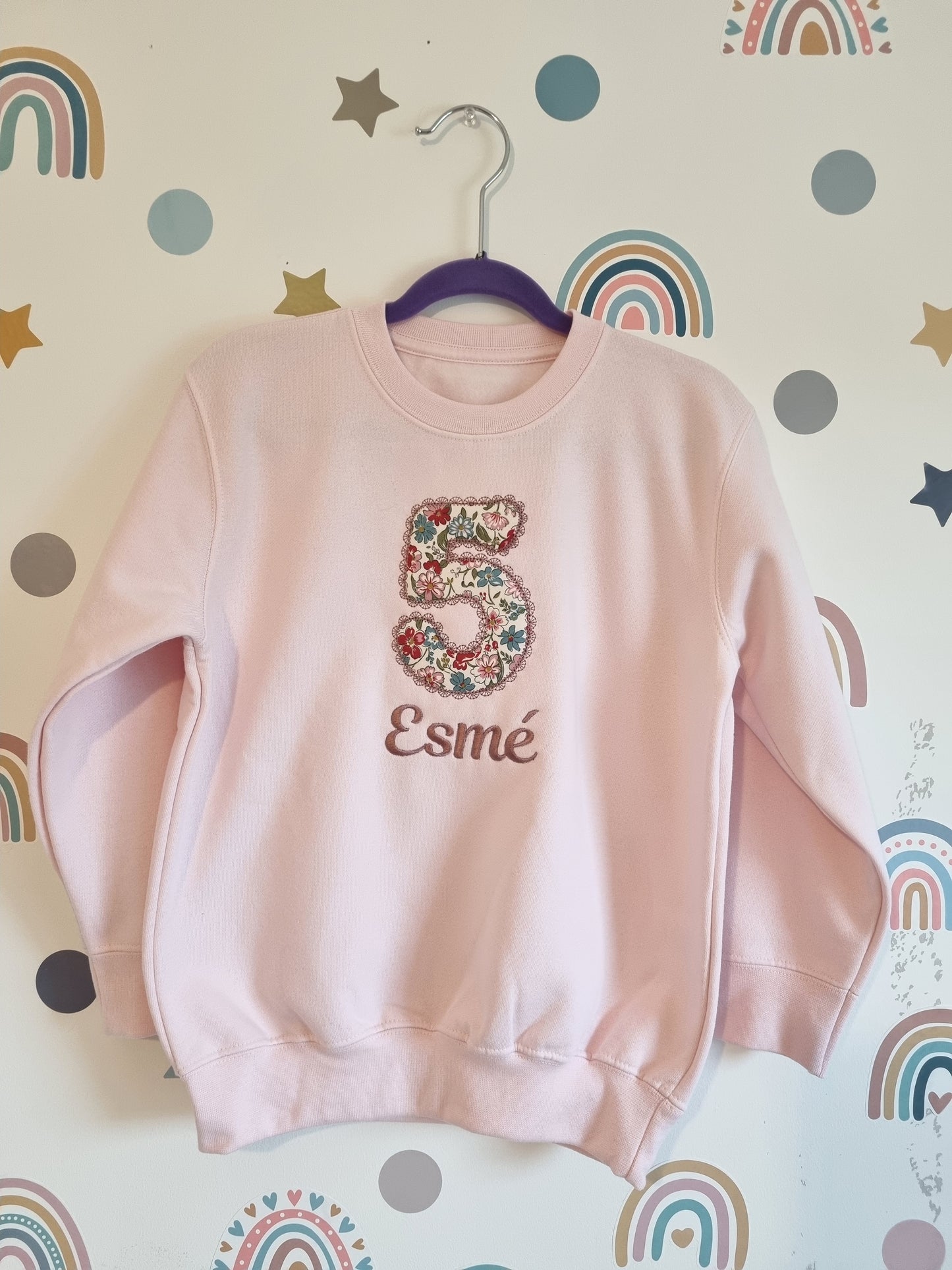 Children's Birthday Sweatshirt with Liberty of London