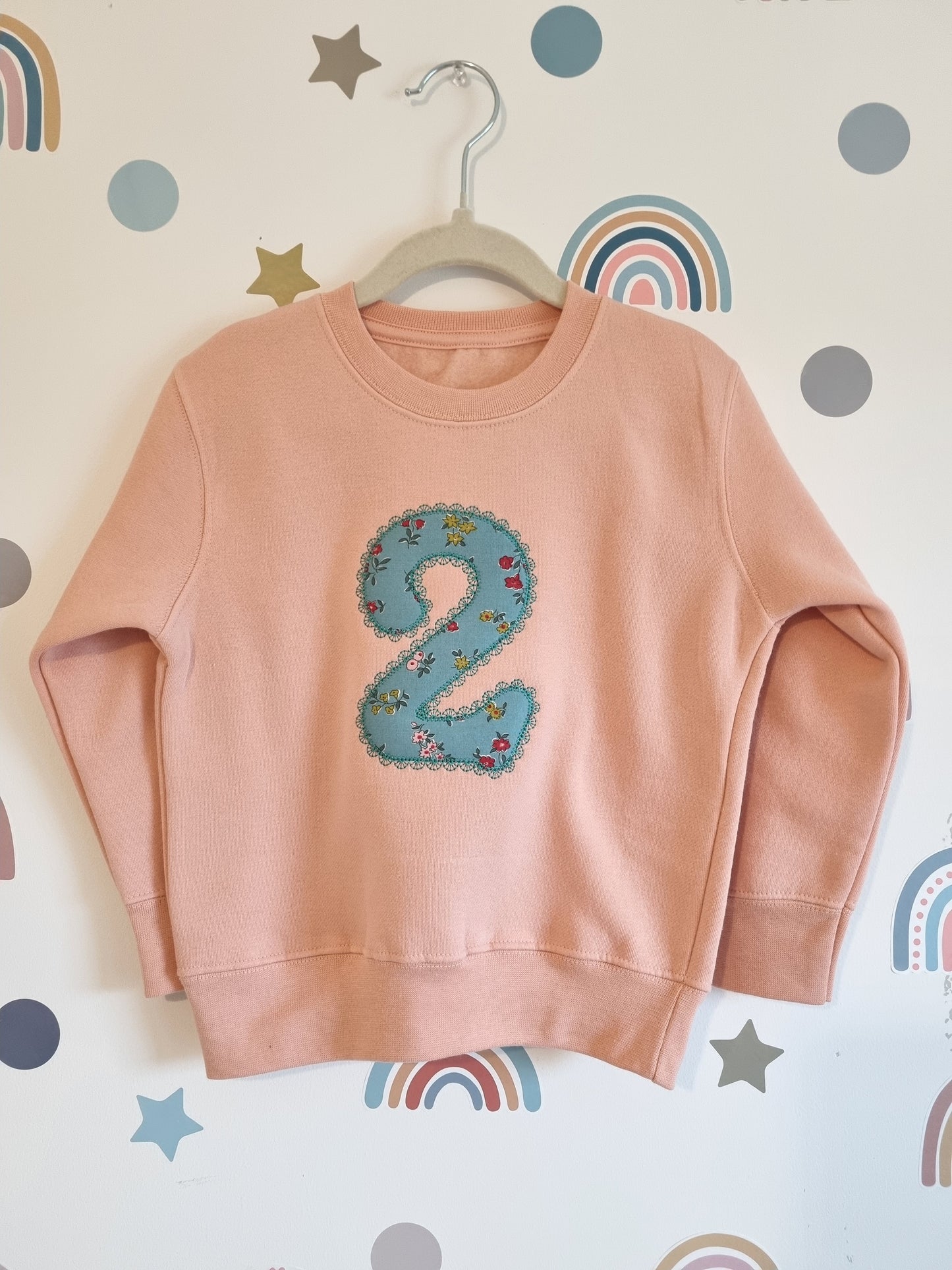 Children's Birthday Sweatshirt with Liberty of London