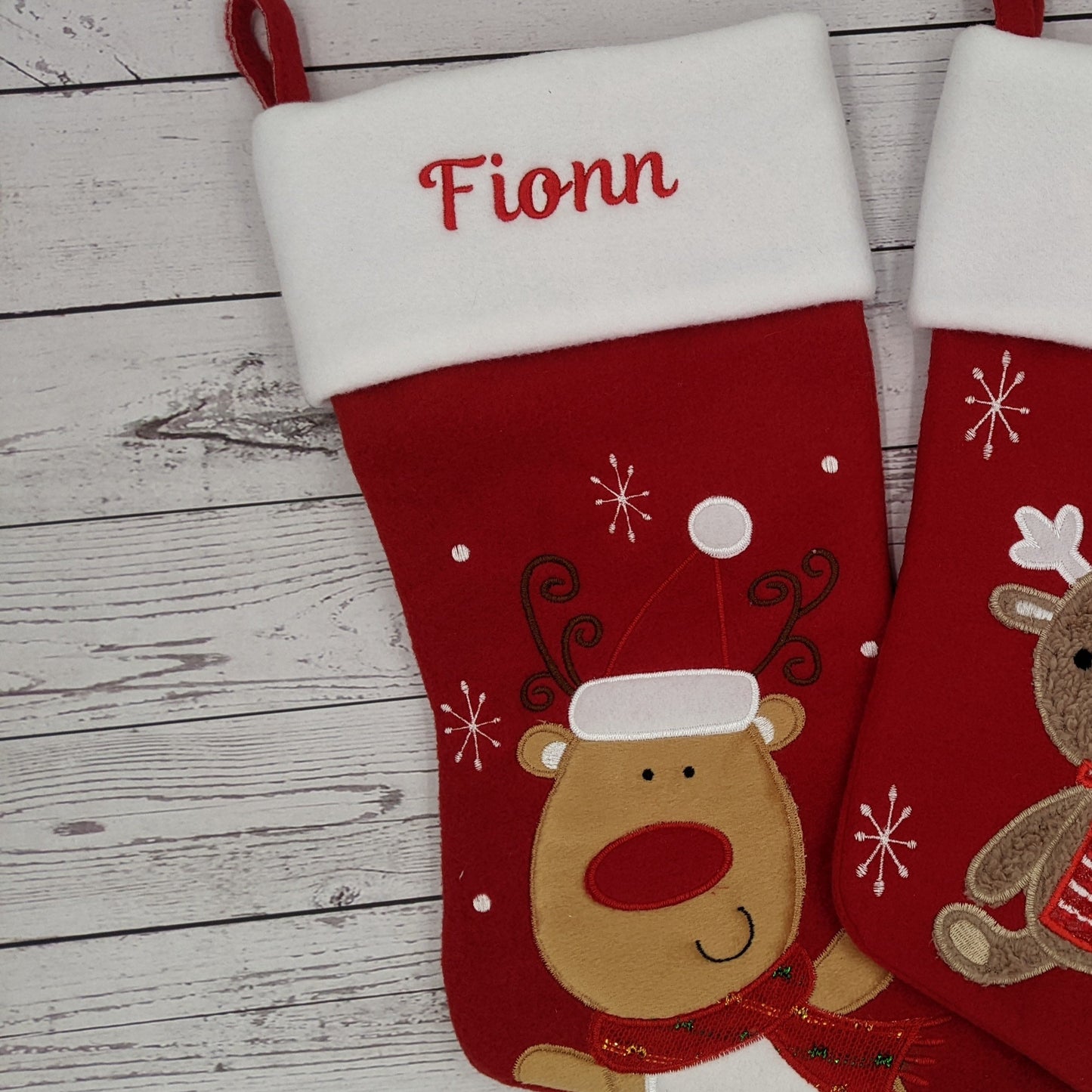 PRE ORDER - Personalised Christmas Stockings | Stockings with Name | Cute Christmas Decoration | Embroidered