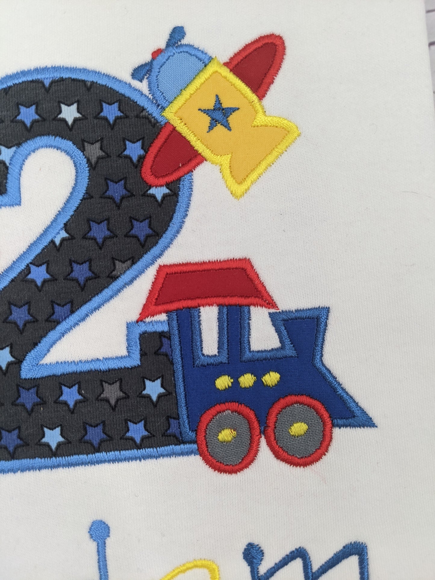 Children Birthday Sweatshirt | Plane | Train | 1st Birthday | 2nd Birthday | 3rd Birthday