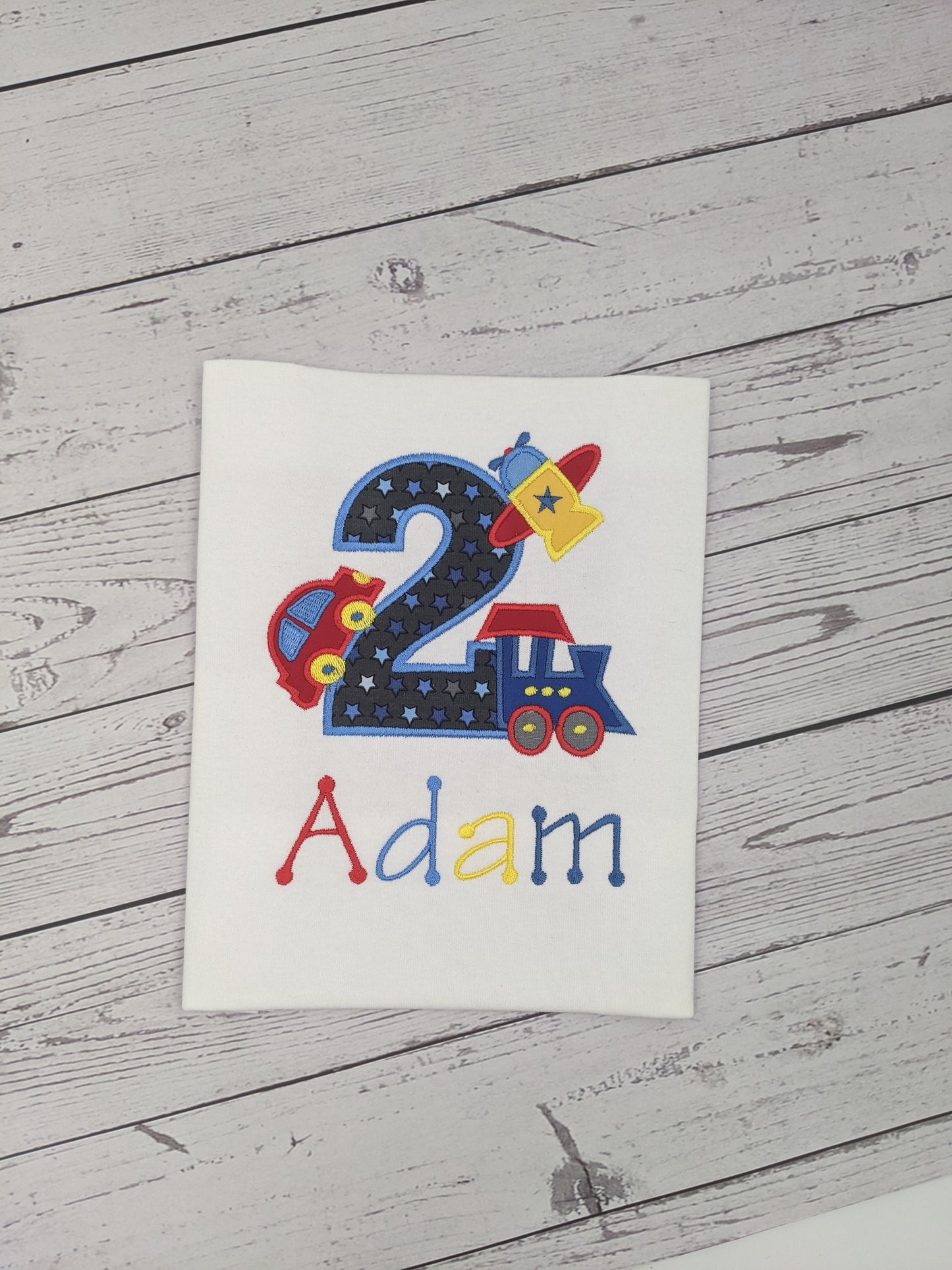 Children Birthday Sweatshirt | Plane | Train | 1st Birthday | 2nd Birthday | 3rd Birthday
