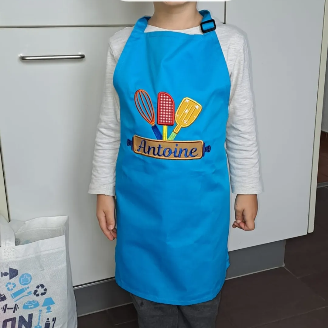 Children's personalised Aprons 3-6 and 7-10 Years old (Boys)