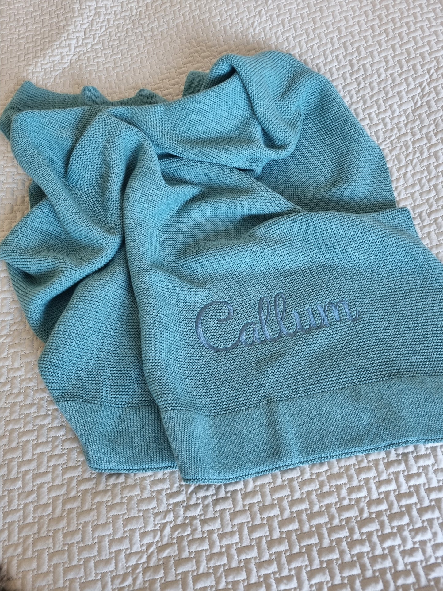 Personalised baby blankets 100% cotton