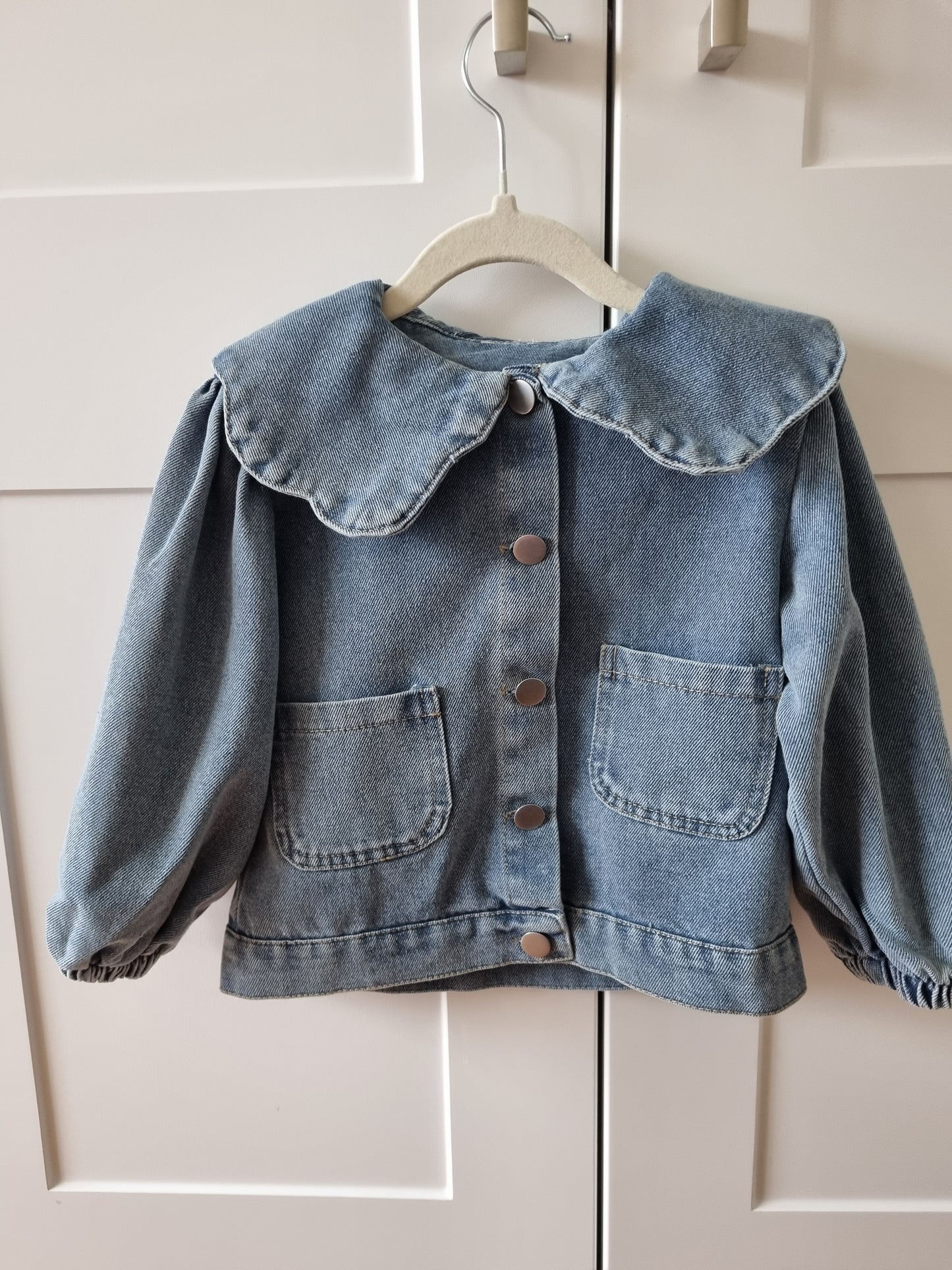 Children Personalised Light Blue Denim Jacket