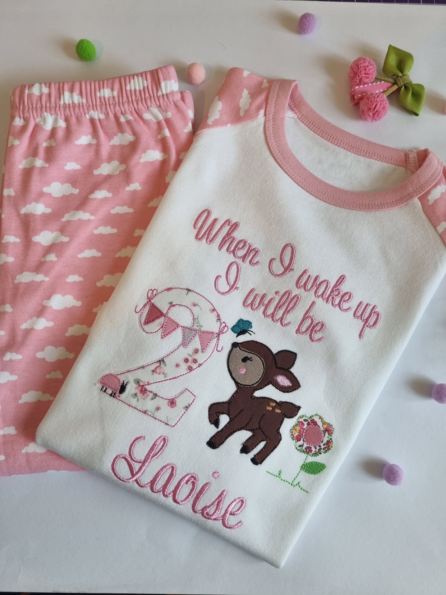 Personalised Birthday PJ's - Girls