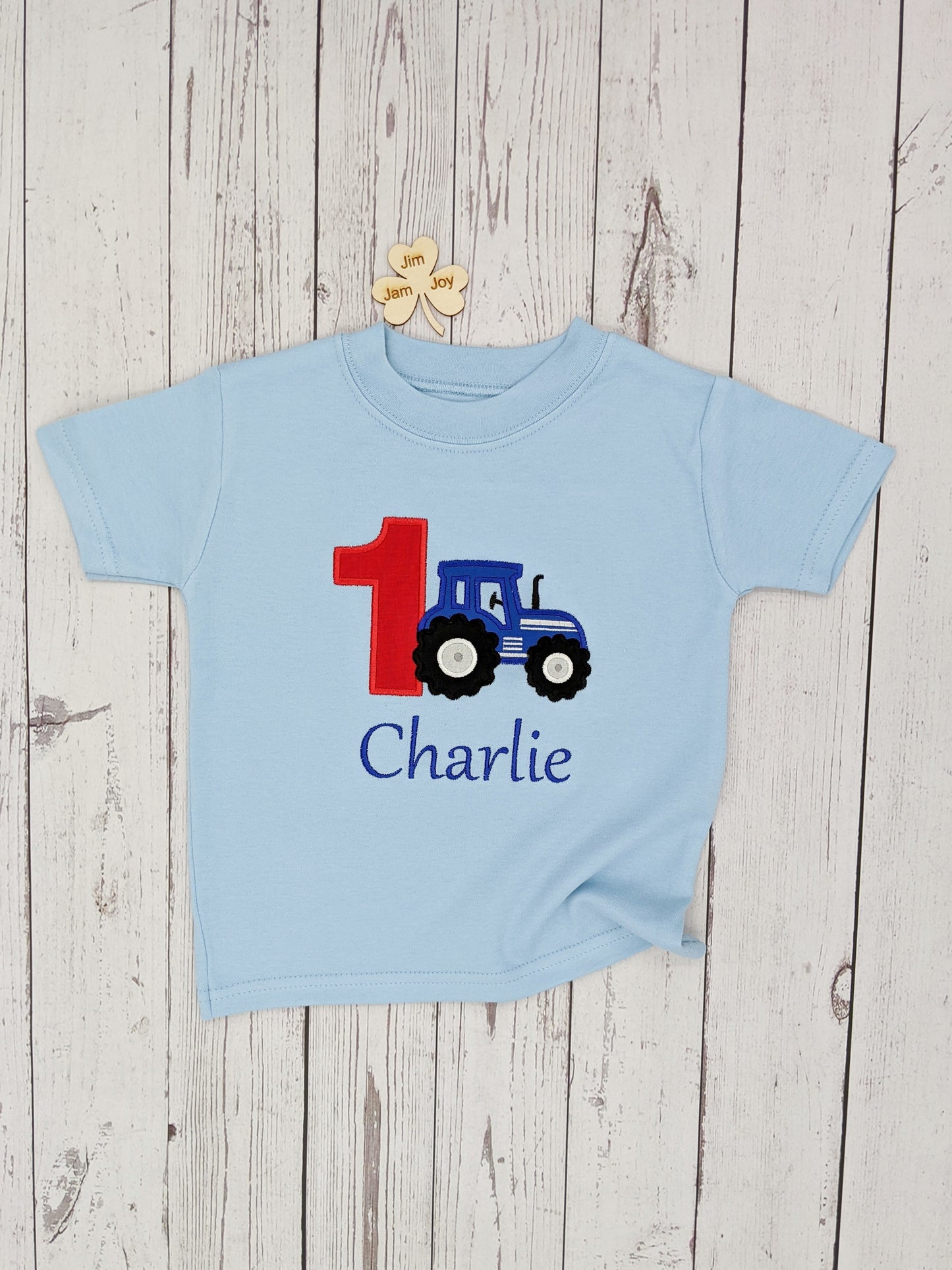 Children tshirt Birthday tractor