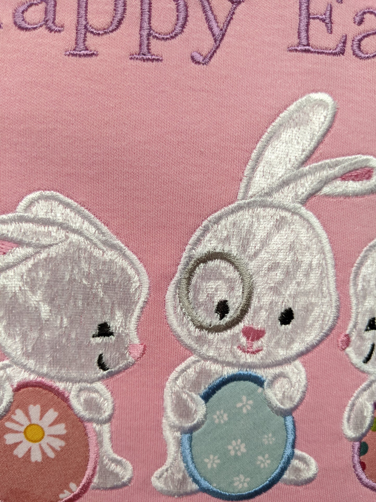 easter bunny tshirt easter egg tshirt pink tshirt for kids and girls happy easter made by jimjamjoy