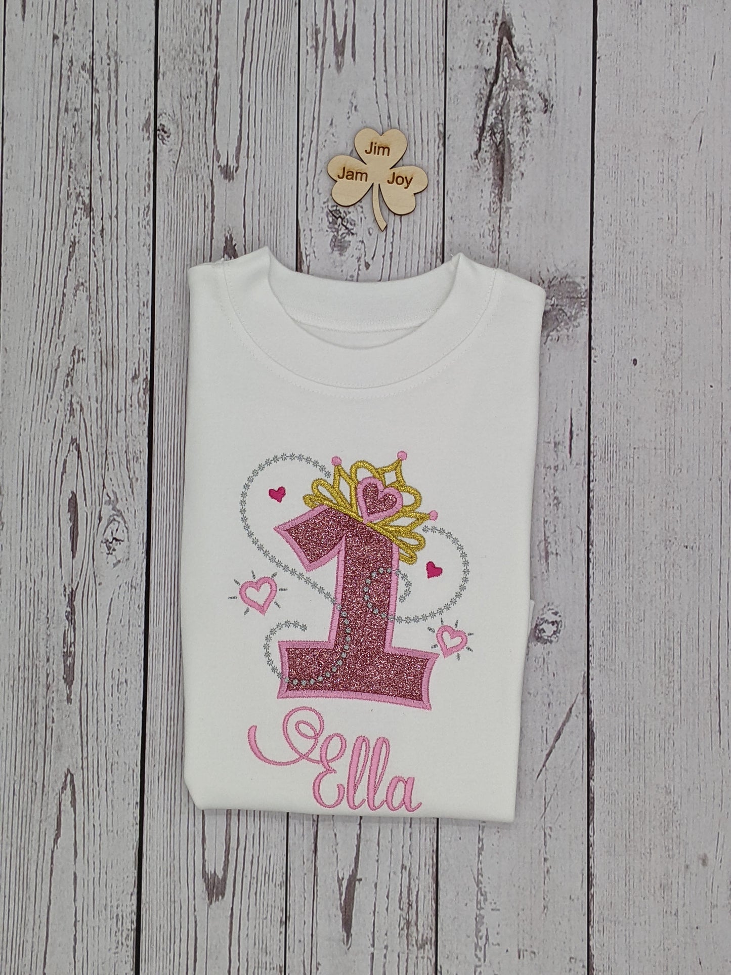 Children Princess Tiara Birthday Tshirt