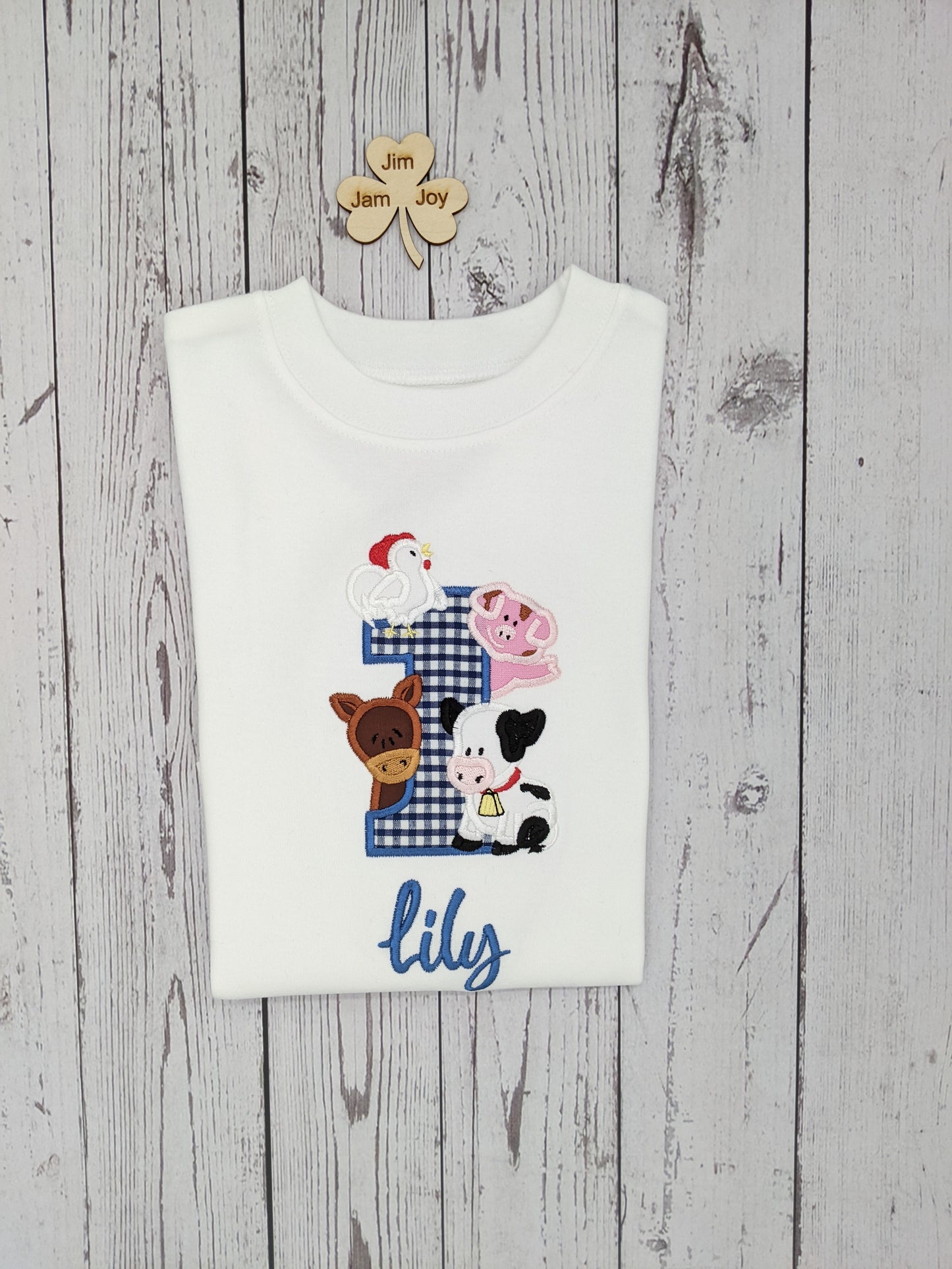 Farm animals Children Birthday Tshirts
