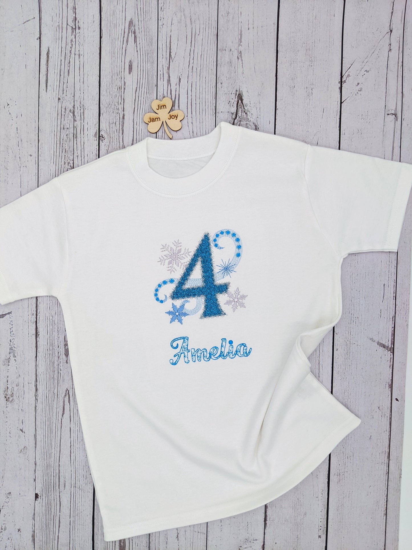 Frozen birthday Tshirt for girls