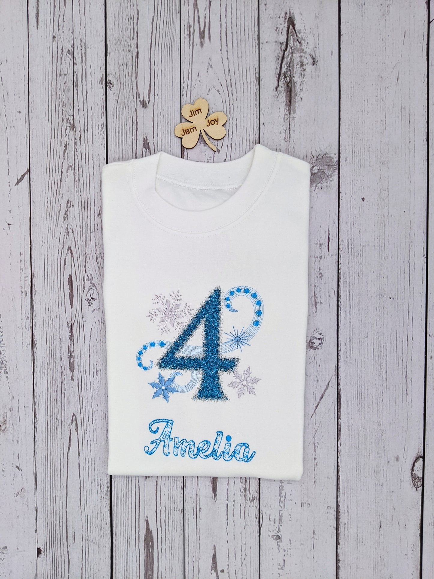 Frozen birthday Tshirt for girls