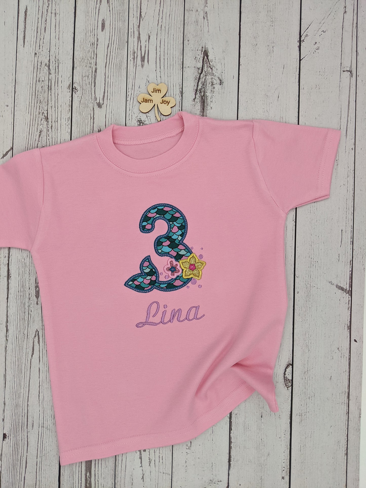 Mermaid Birthday Tshirt for girls