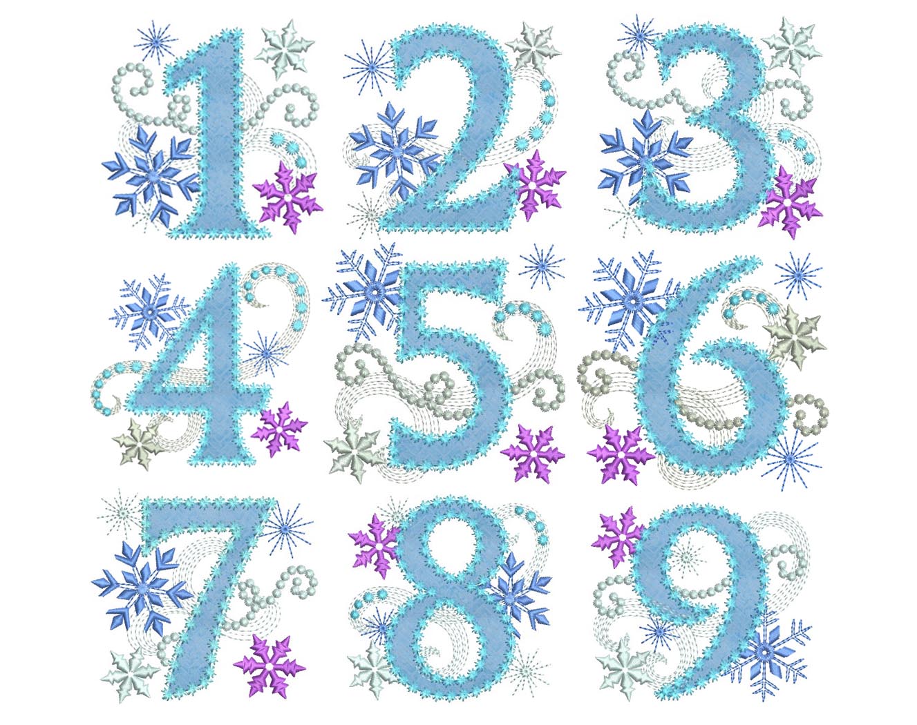 Personalised Frozen Birthday Tshirt | Snow Font | Kid Birthday Tshirt - Embroidery