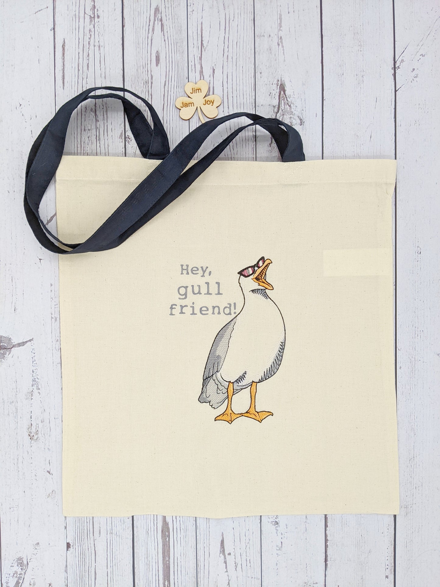 Gullfriend  Cotton Tote Bag | Embroidery