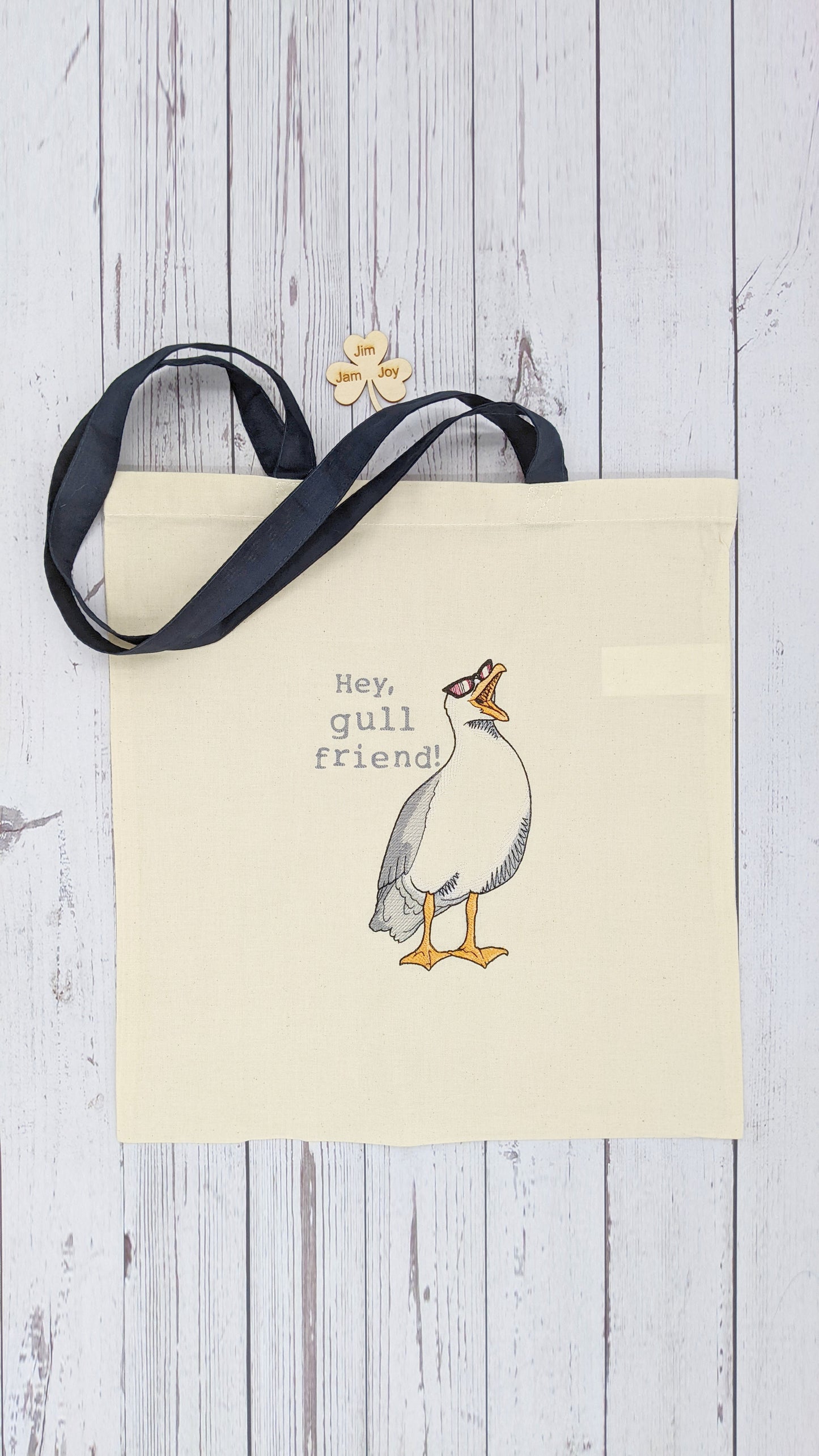 Gullfriend  Cotton Tote Bag | Embroidery