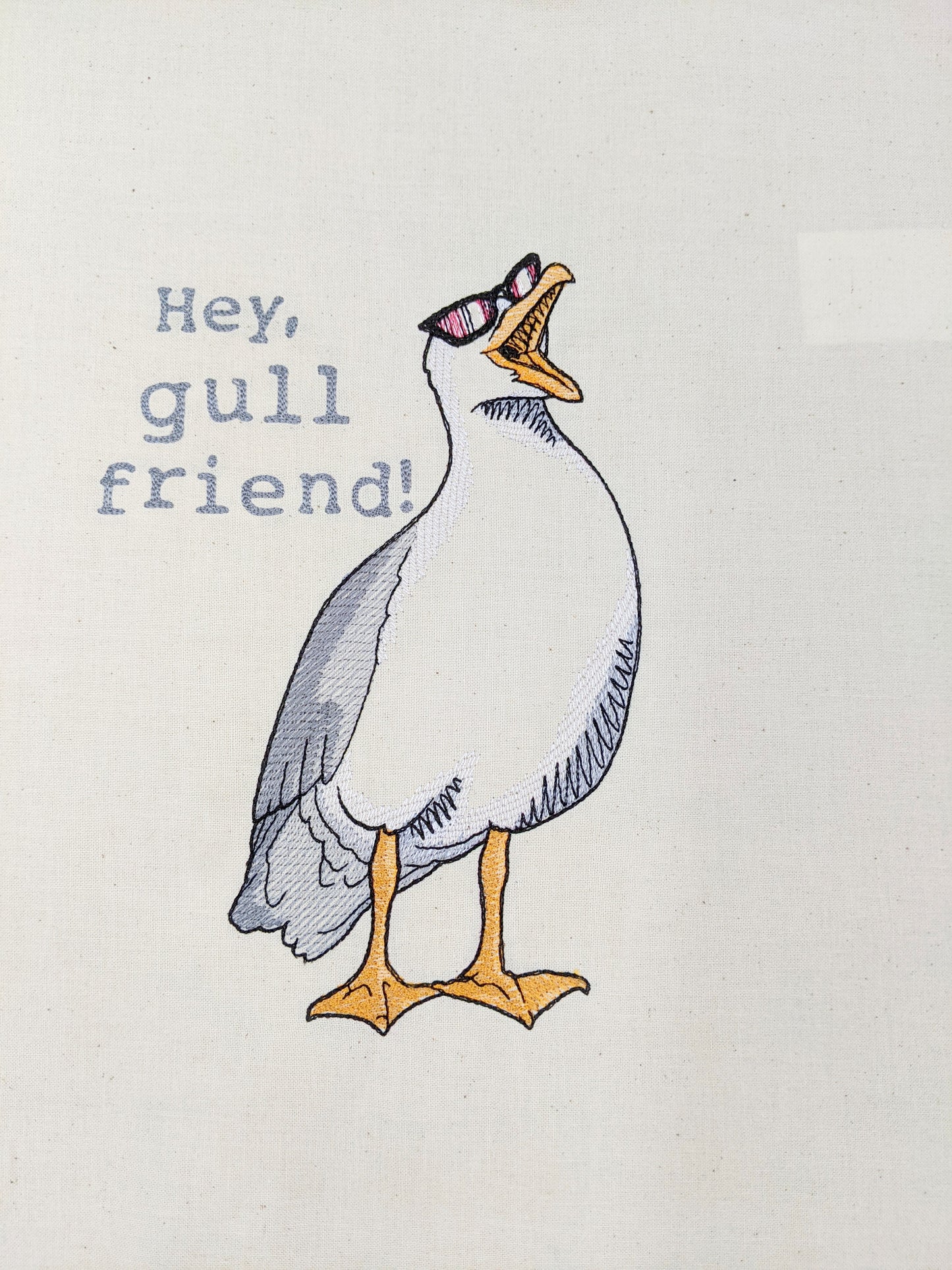 Gullfriend  Cotton Tote Bag | Embroidery