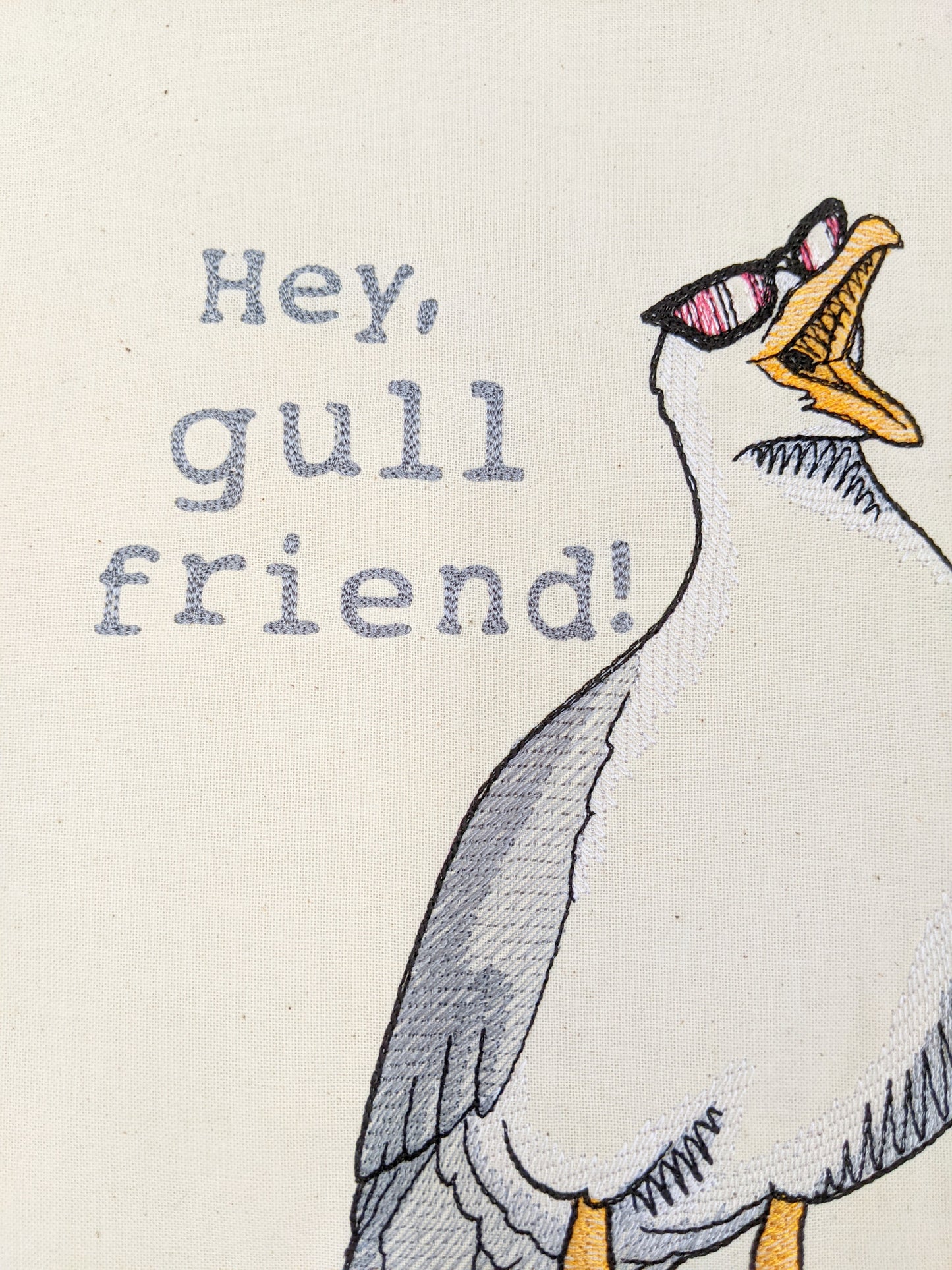 Gullfriend  Cotton Tote Bag | Embroidery