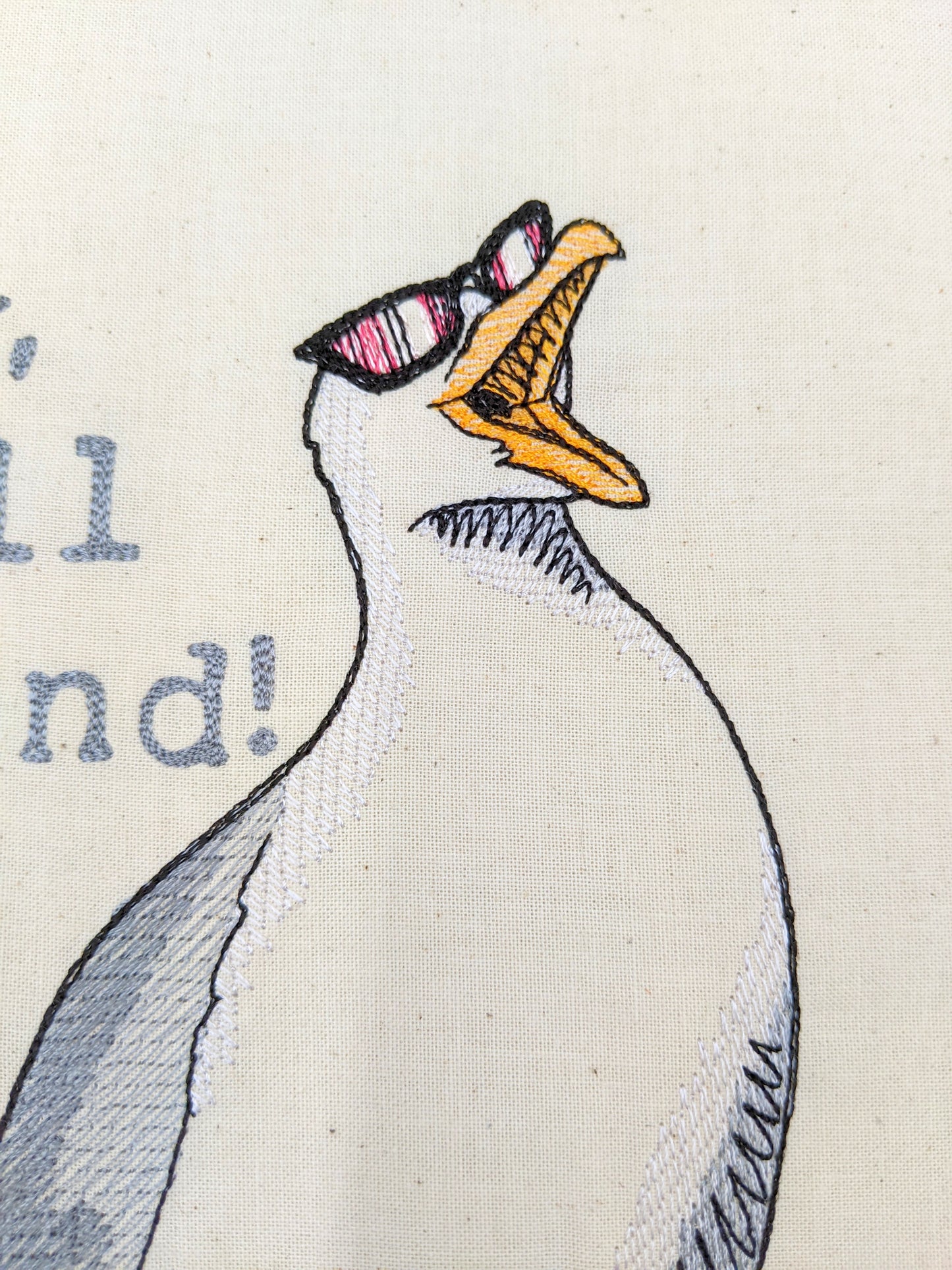 Gullfriend  Cotton Tote Bag | Embroidery