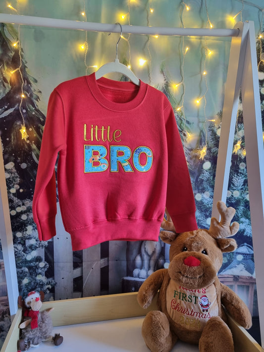 Dispatched in November -Children's Big Brother Sweatshirt  | Embroidery