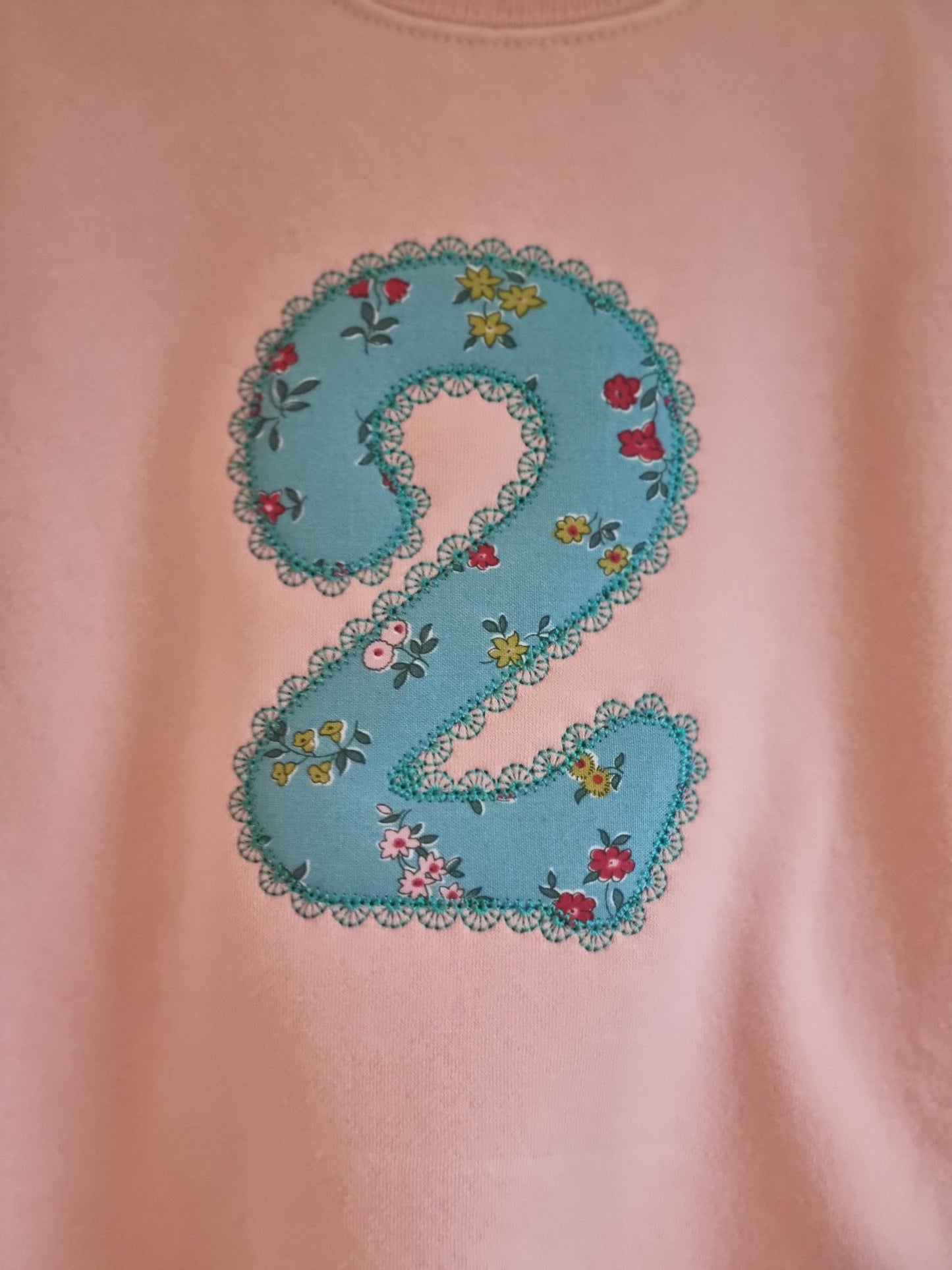 Children's  Birthday Sweatshirt with Liberty of London