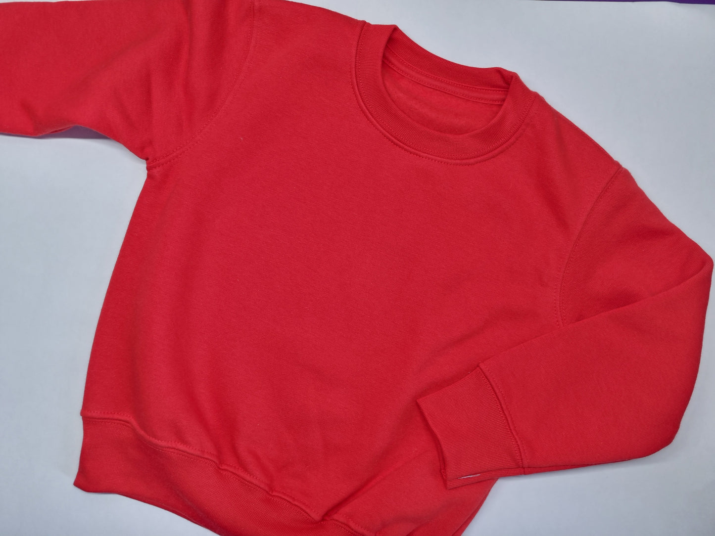 Personnaliseds Children's Christmas Sweatshirt -  Snowman  - Embroidery