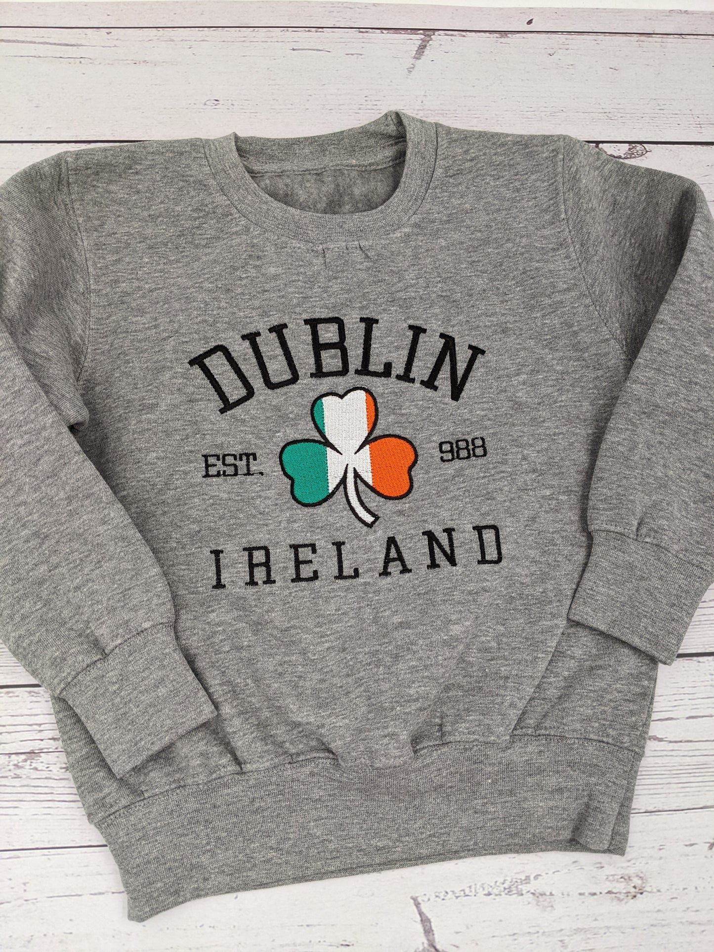 Children St Patrick's day Sweatshirt   - Embroidery