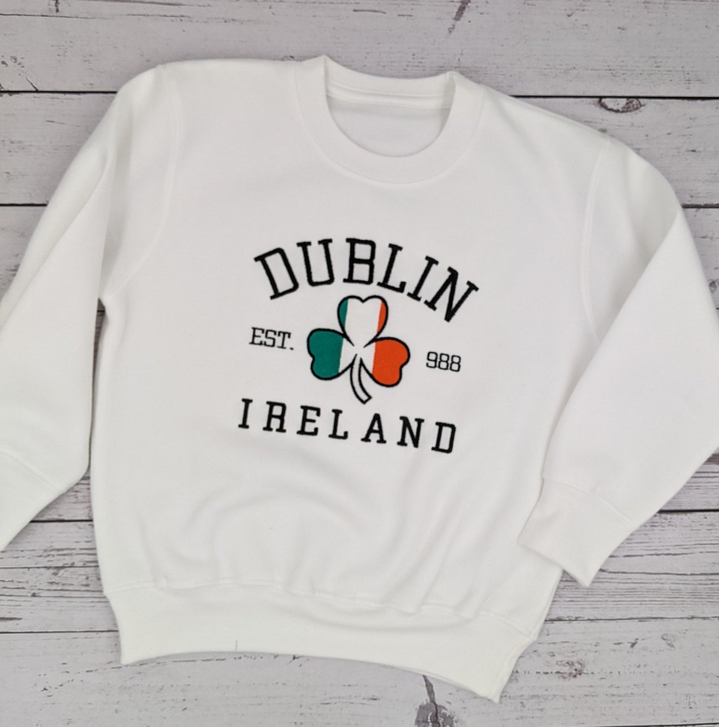 Children St Patrick's day Sweatshirt   - Embroidery