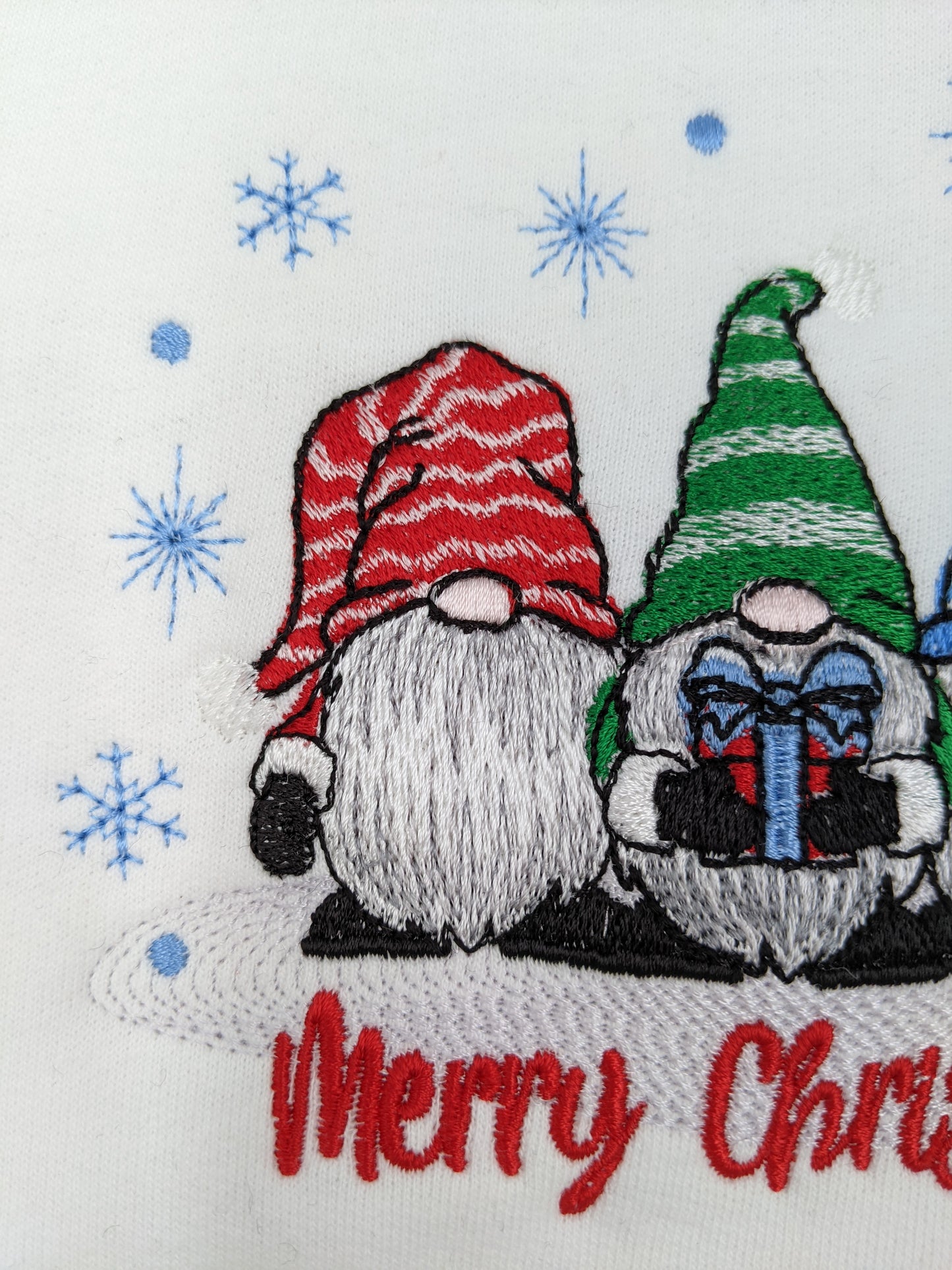 Children's Christmas Sweatshirt | Personalised | Christmas Jumper | Gnomes Gonks | Xmas Jumper | Embroidered