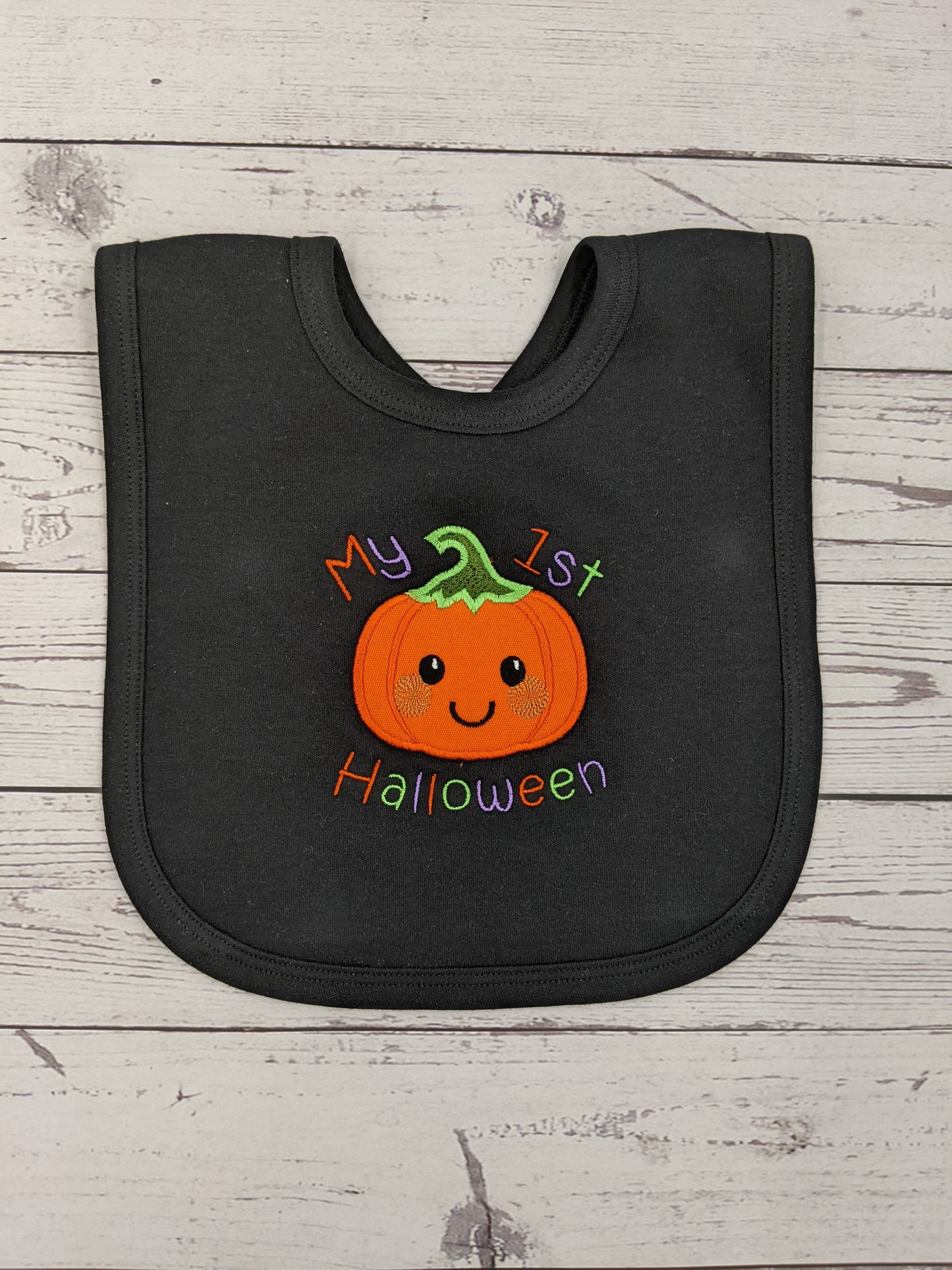 My st Halloween bib 