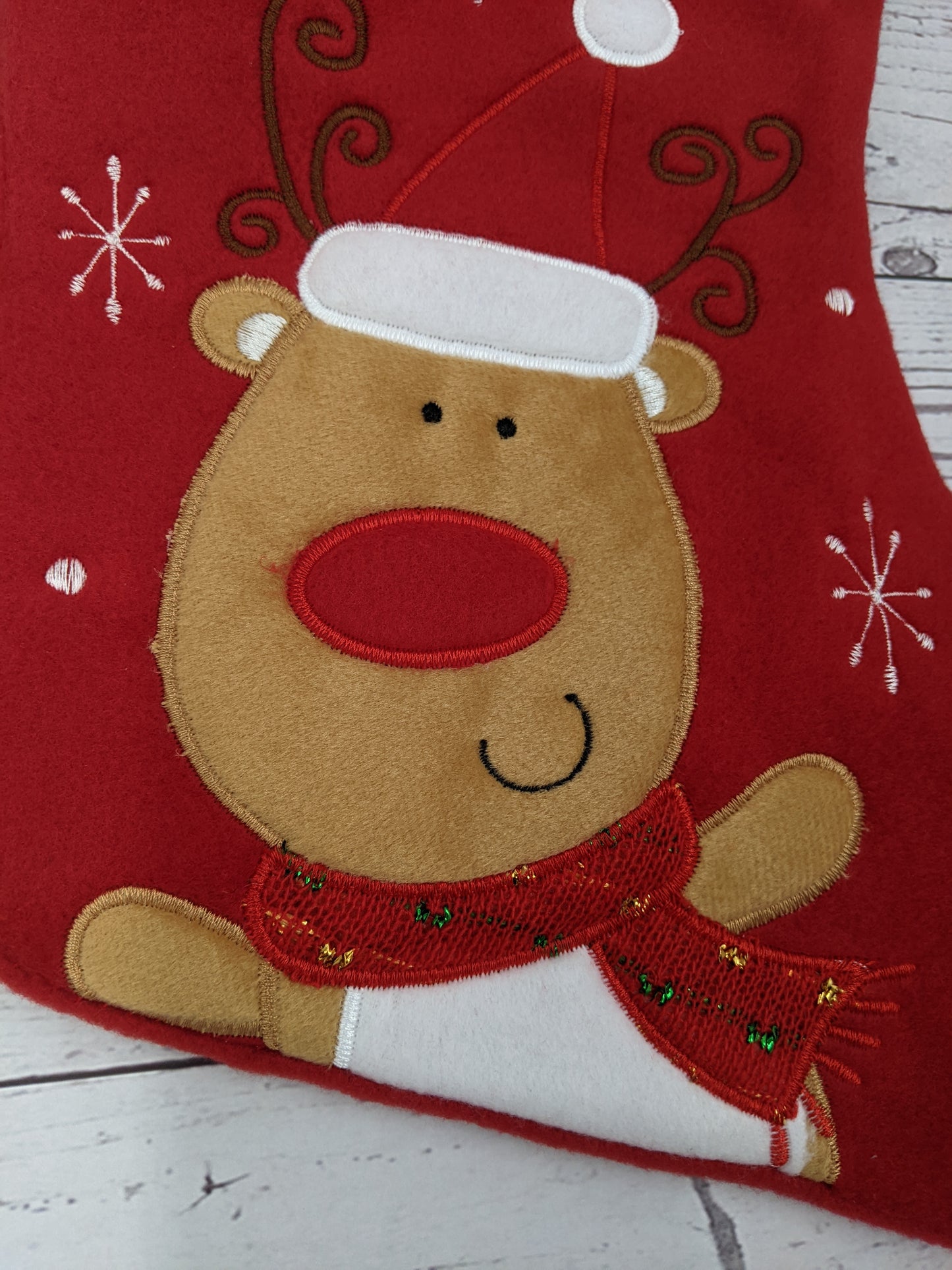 Personalised  Christmas Stockings |  Stockings with Name | Cute Christmas Decoration |  Embroidered