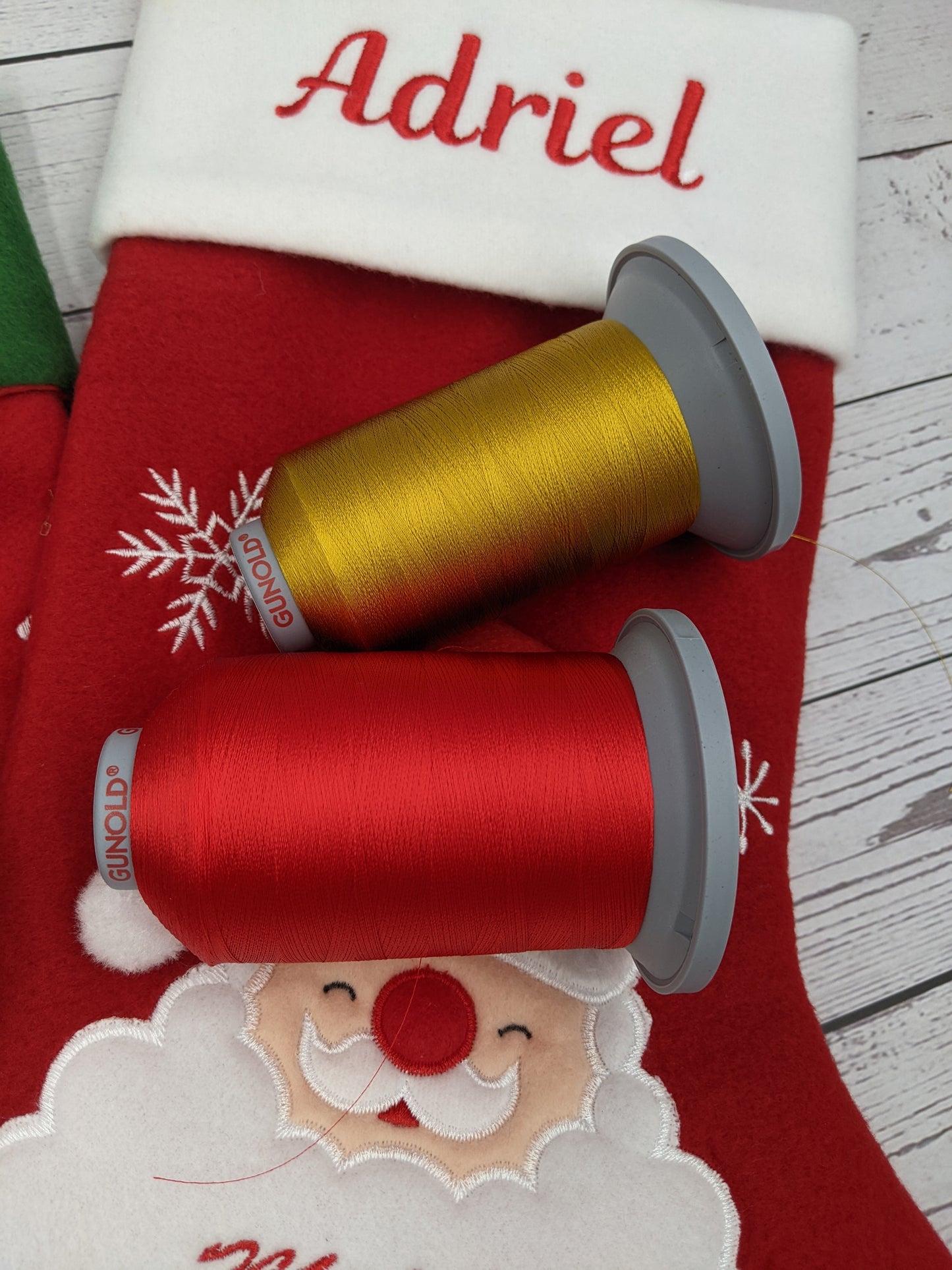 Personalised  Christmas Stockings |  Stockings with Name | Cute Christmas Decoration |  Embroidered