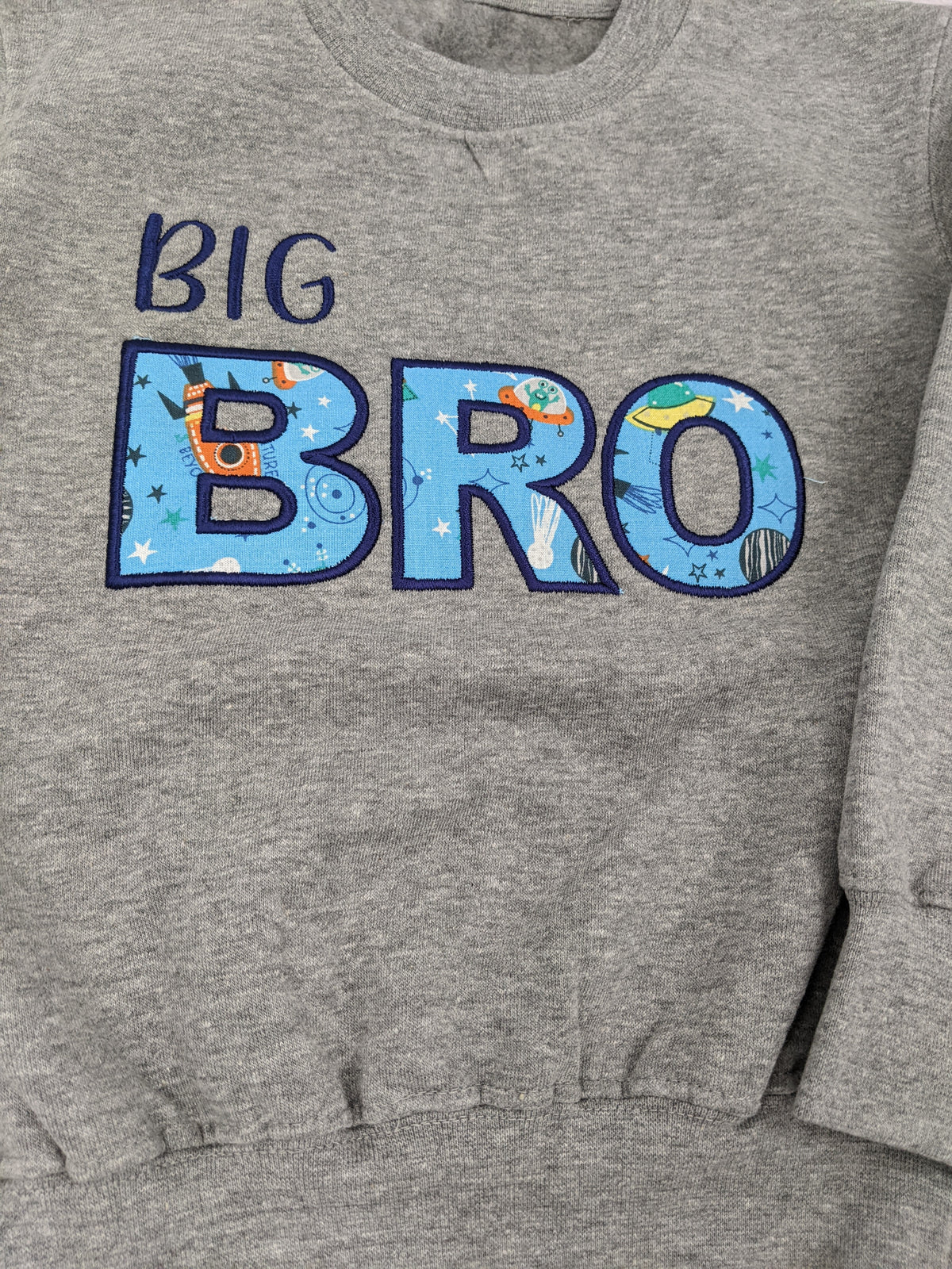 Dispatched in November -Children's Big Brother Sweatshirt  | Embroidery