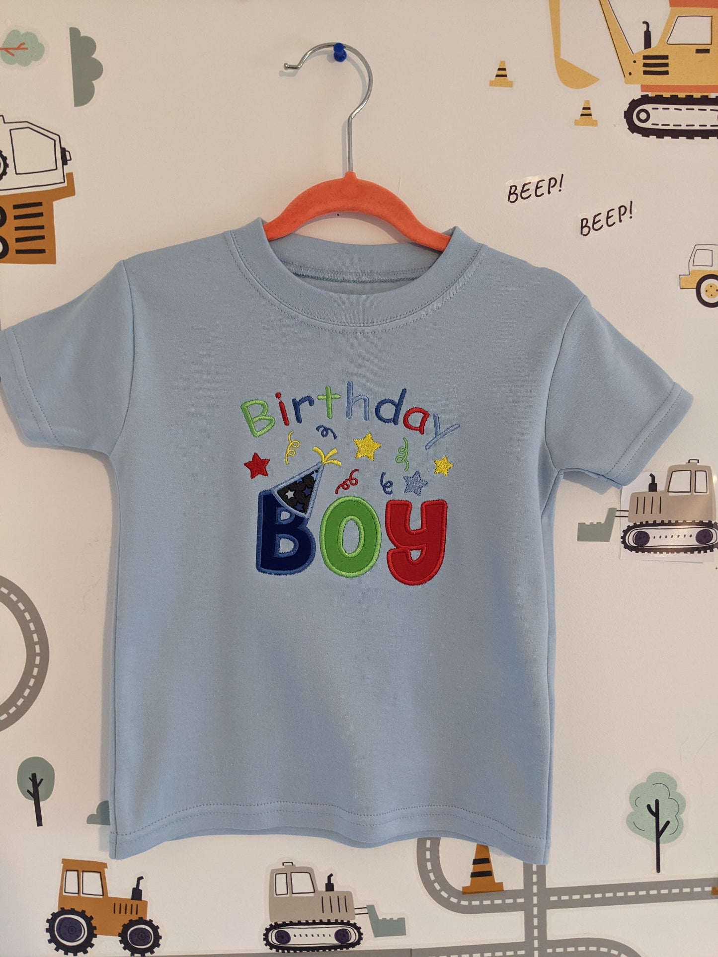 Birthday Boys Party Tshirt - Embroidery