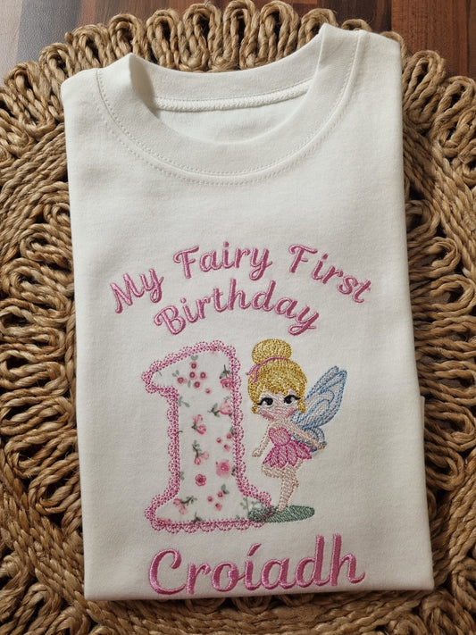 My Fairy First Birthday - tshirt