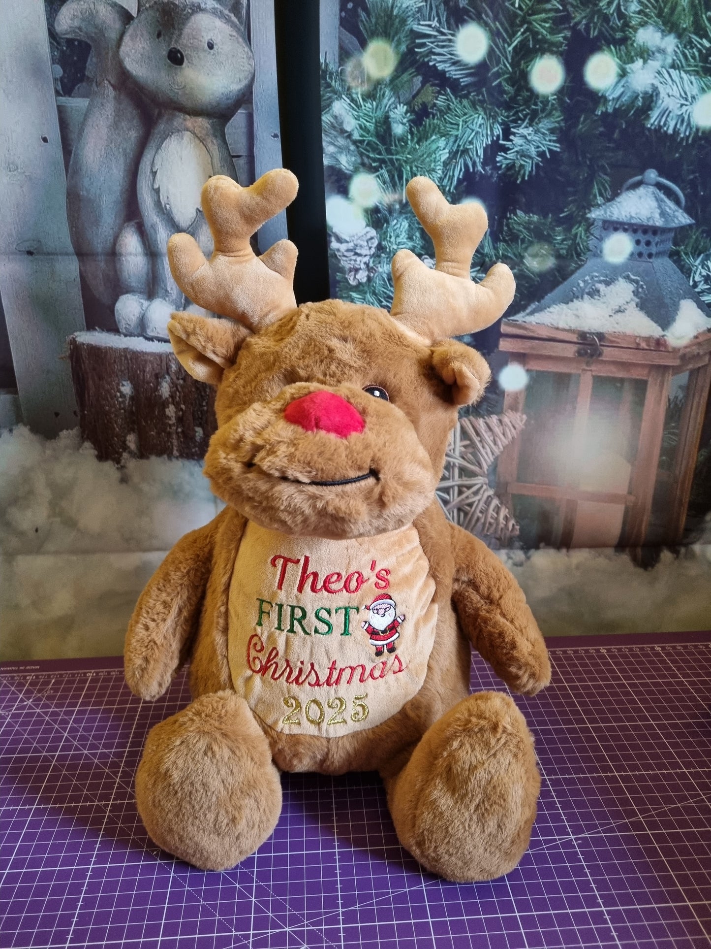 Personalised Christmas Reindeer Large - 45cm -2025