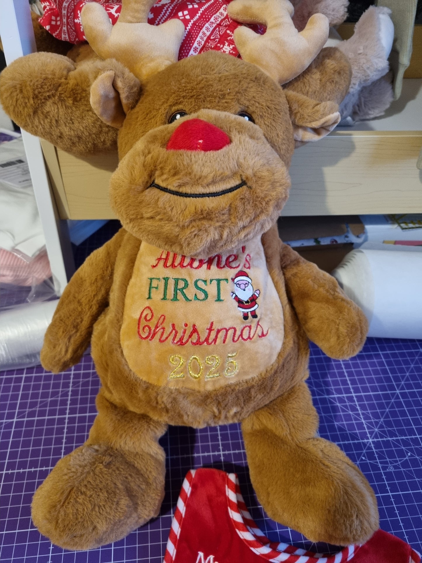 Personalised Christmas Reindeer Large - 45cm -2025