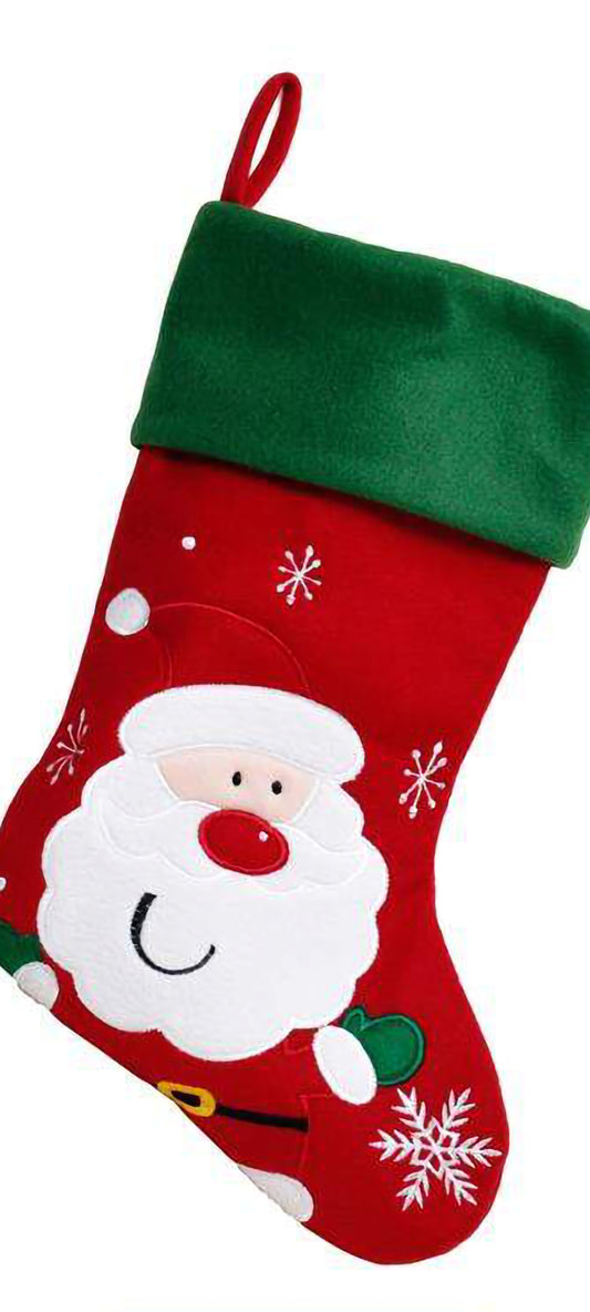 -Personalised  Christmas Stockings |  Stockings with Name | Cute Christmas Decoration |  Embroidered