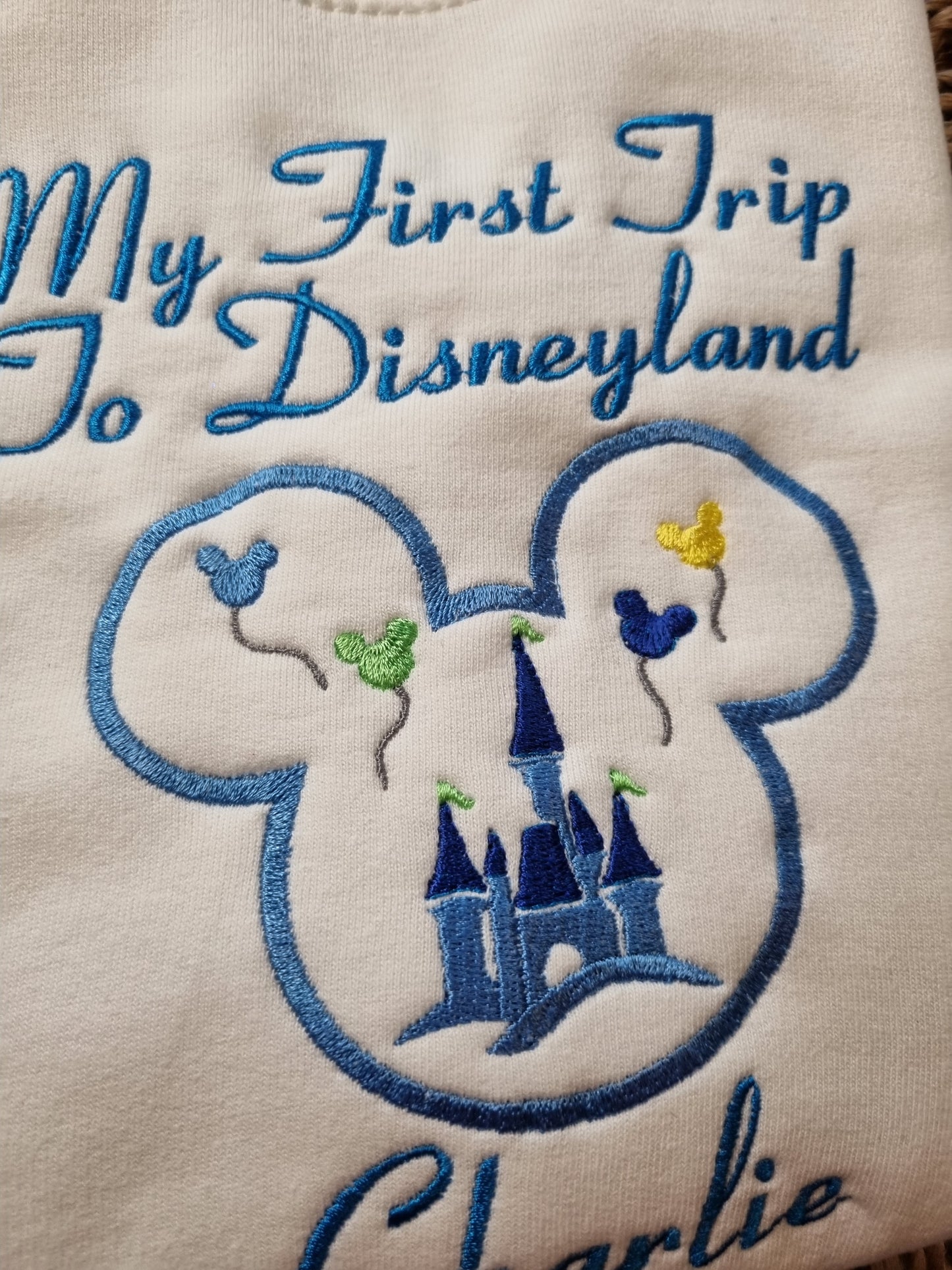 My First trip  Sweatshirt - Embroidery