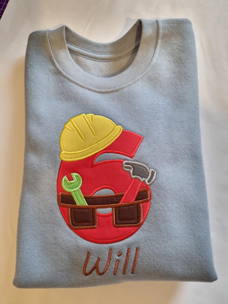 Birthday Sweatshirt - Embroidery