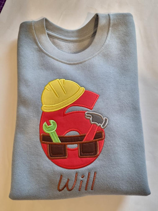 Birthday Sweatshirt - Embroidery