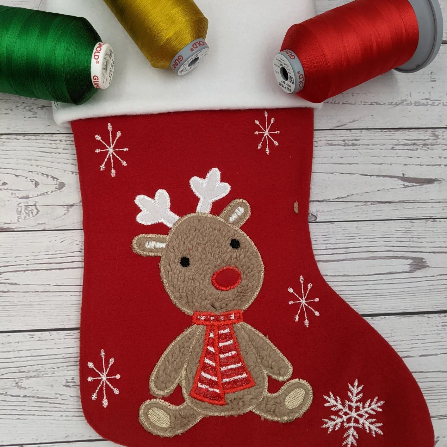 Personalised  Christmas Stockings |  Stockings with Name | Cute Christmas Decoration |  Embroidered