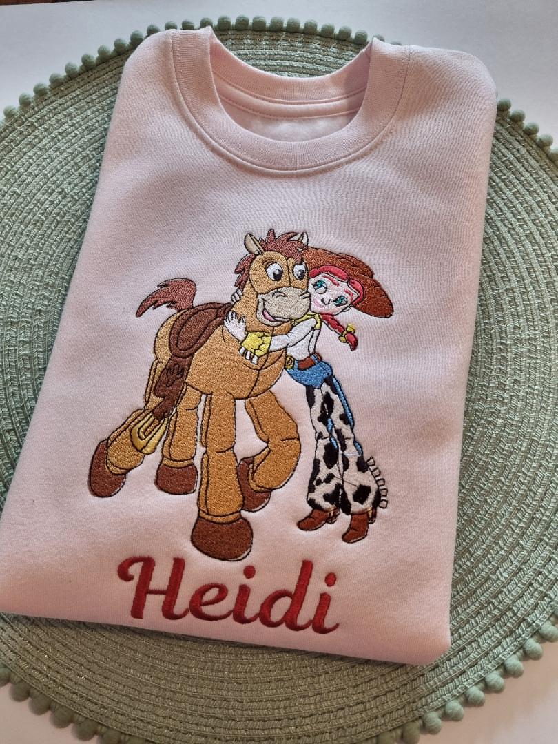 Birthday sweatshirt  Sweatshirt Jessie - Embroidery