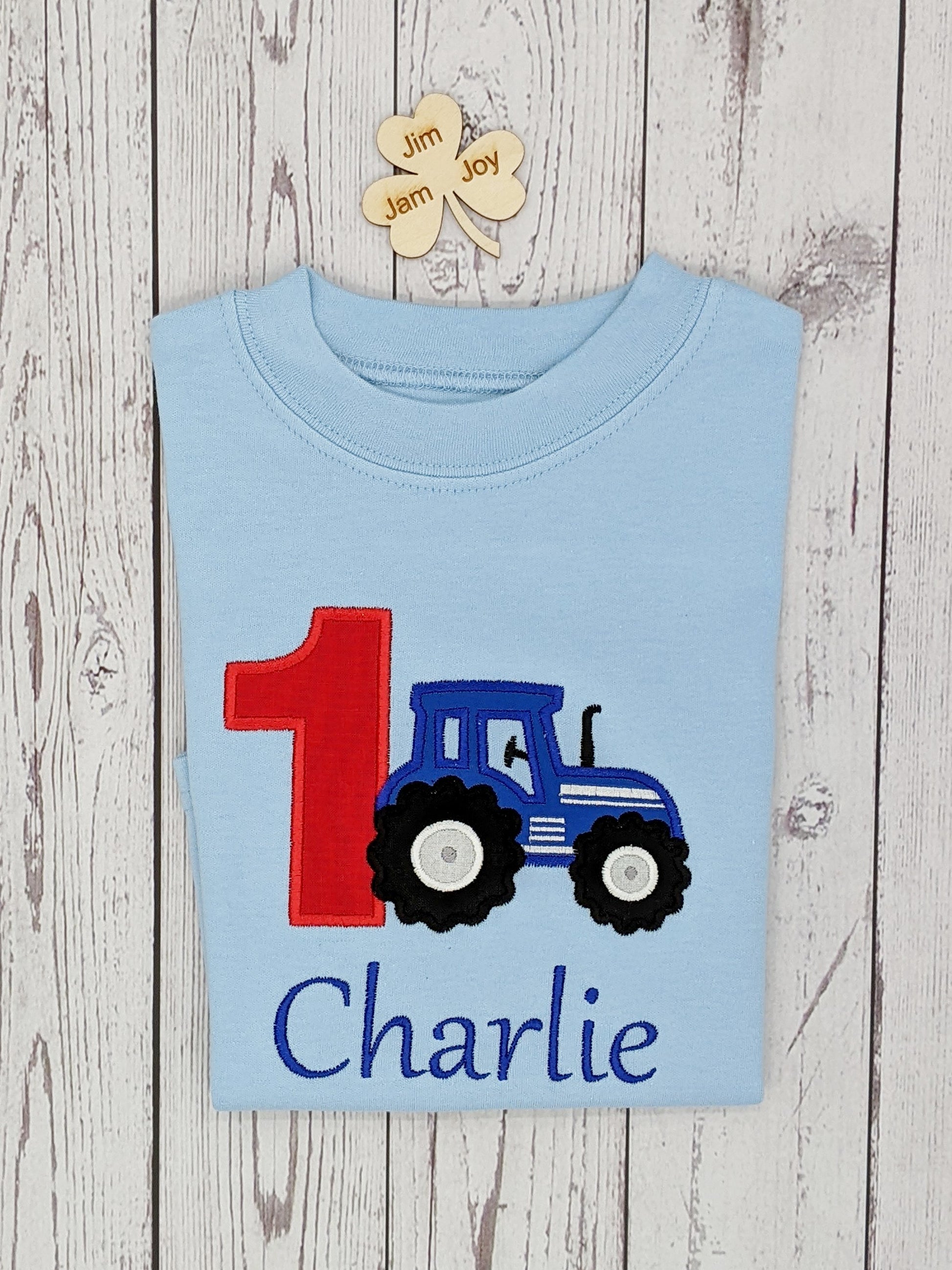 Children  tshirt Birthday tractor