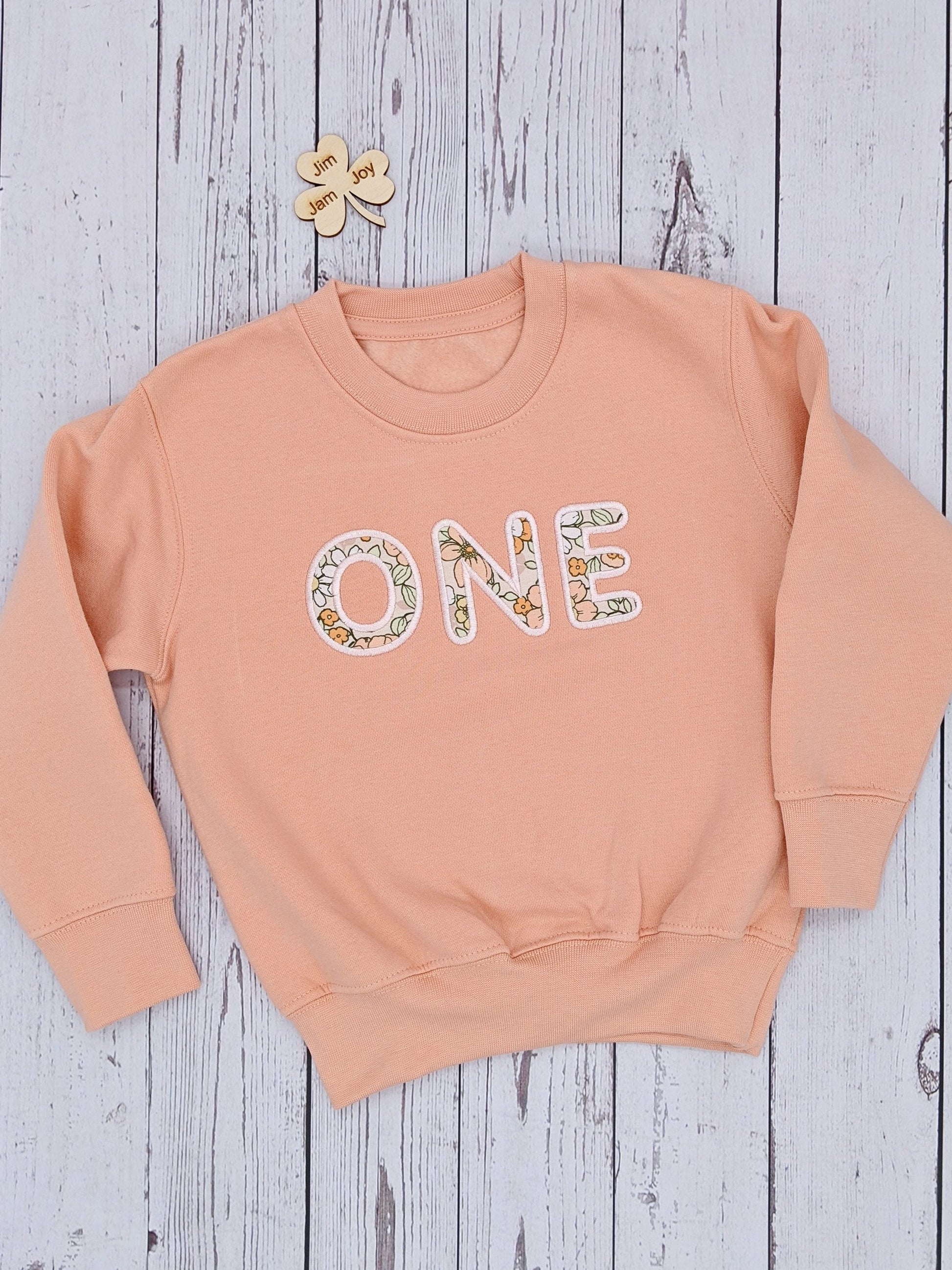 1st Birthday flower sweatshirt